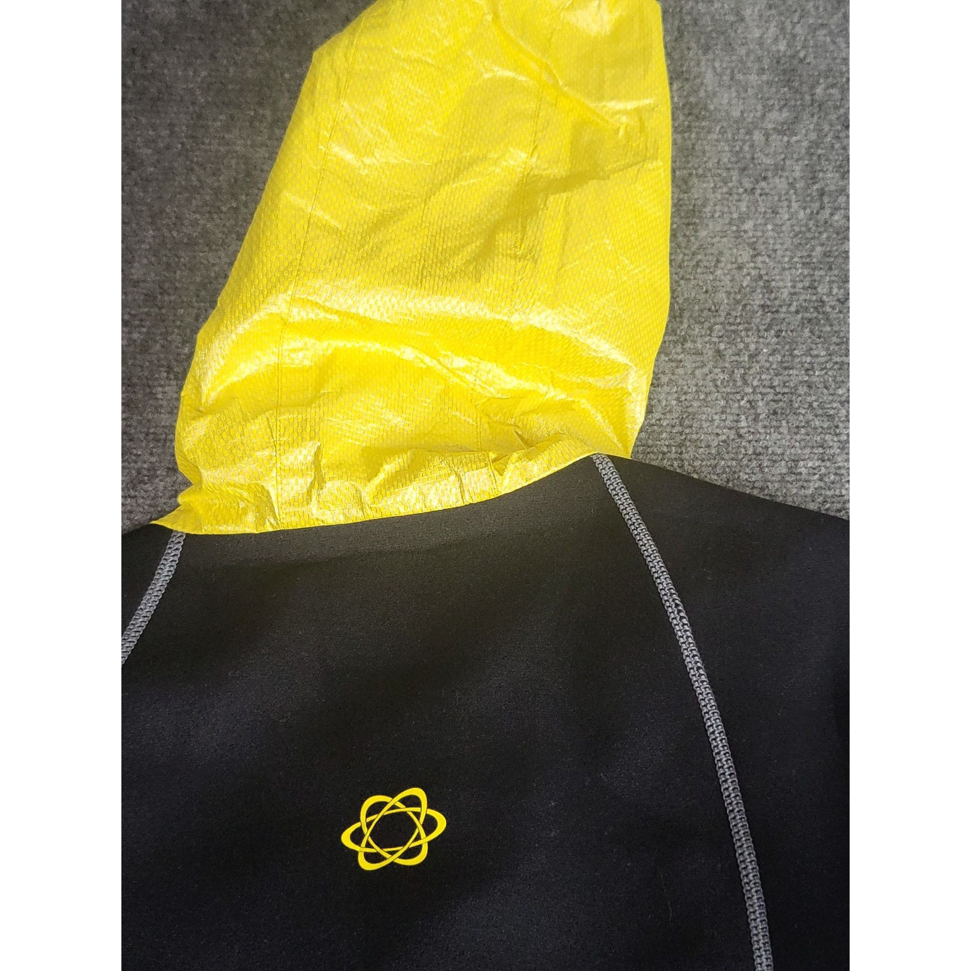 Other Zaggora Hooded Body Blazer Jacket Women Sz L Black Yellow Ac Size L / US 10 / IT 46 - 10 Thumbnail