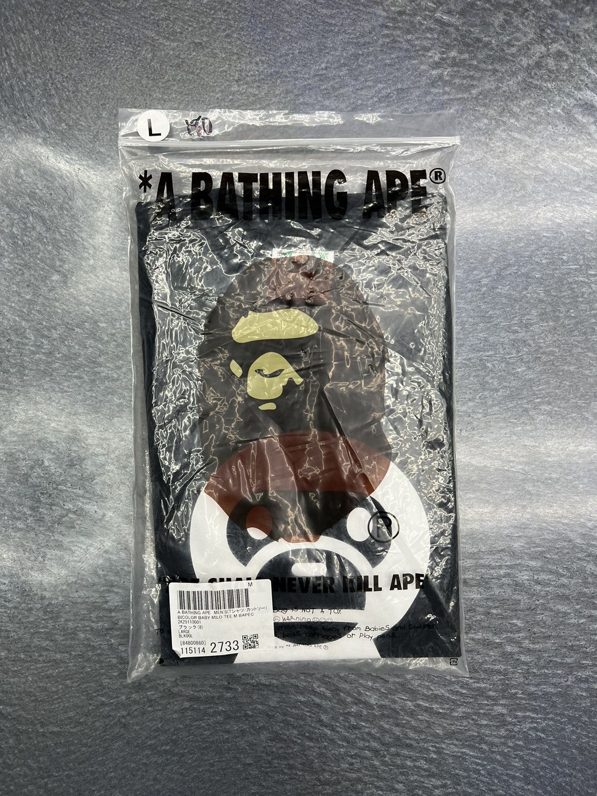Bape Bape BiColor Baby Milo T-Shirt Size US L / EU 52-54 / 3 - 6 Thumbnail