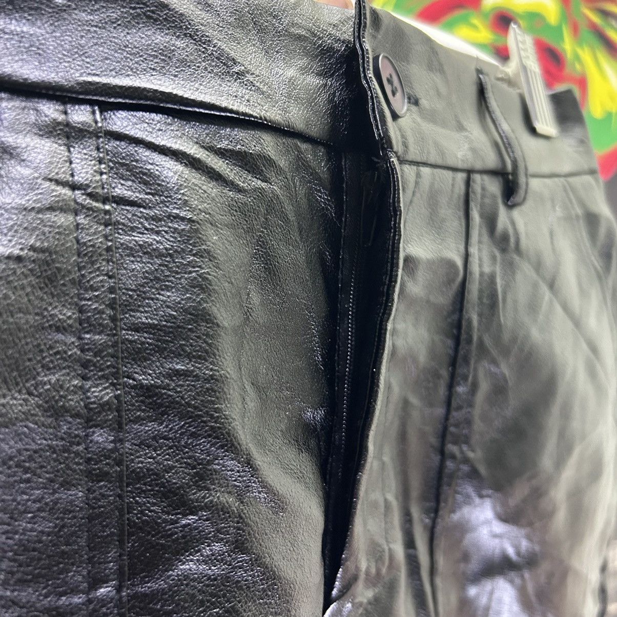 Japanese Brand Vintage Dazy Syntetic Leather Short Size 28" / US 6 / IT 42 - 6 Thumbnail