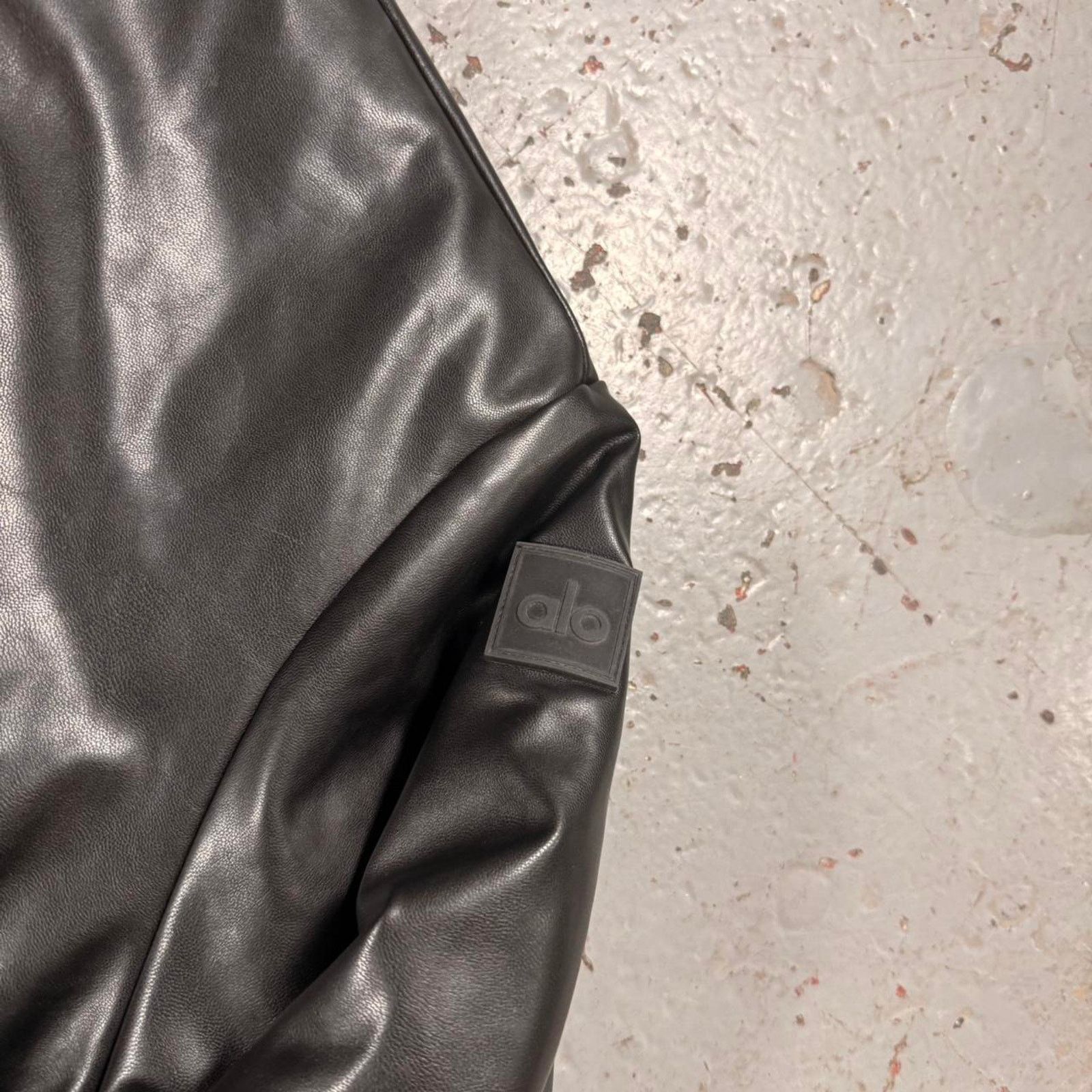 Alo Yoga Black faux leather alo bomber Size XXS / US 00 / IT 34 - 2 Thumbnail