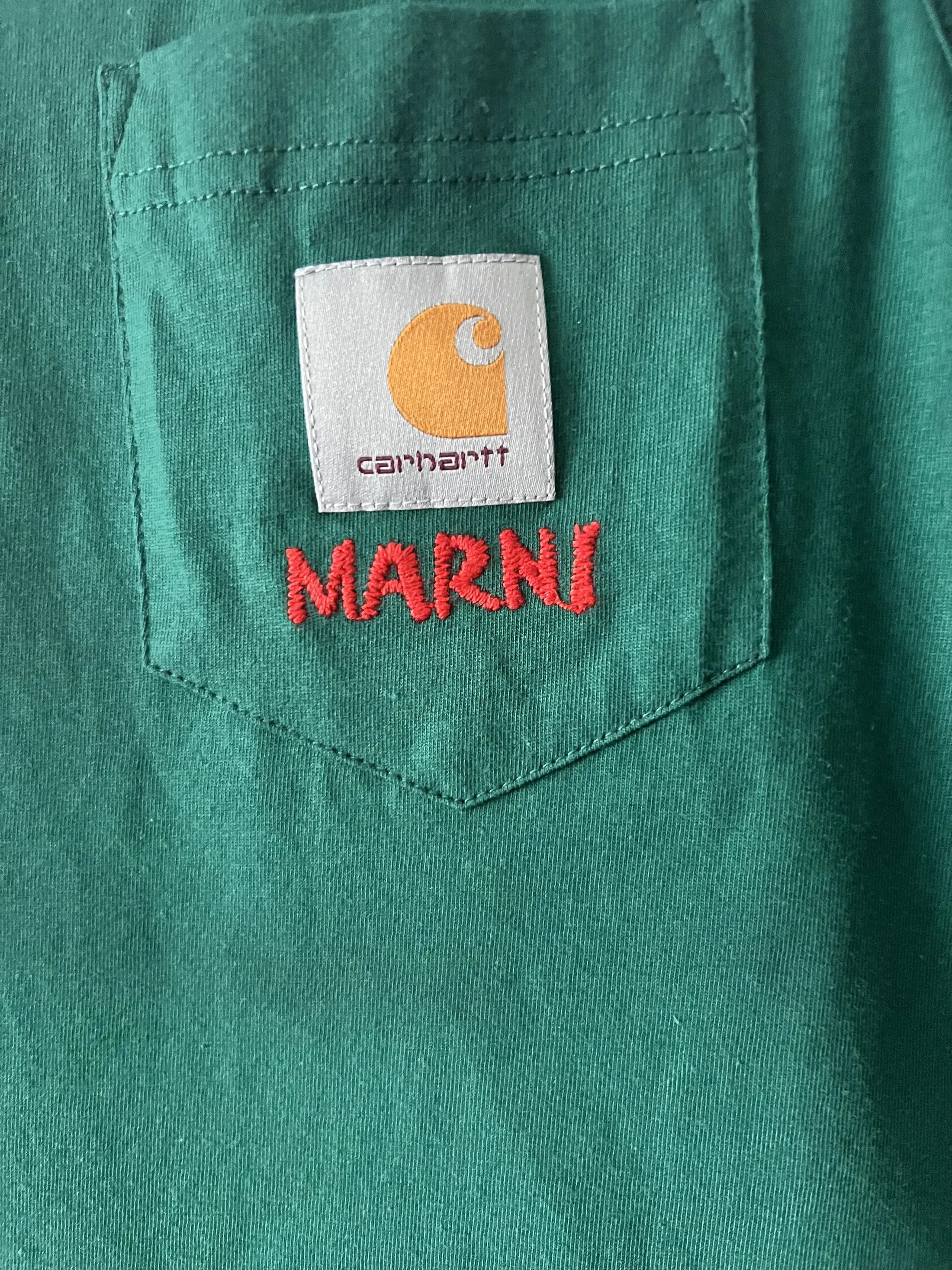 Carhartt Wip × Marni T- Shirt With Sewn In Tank Top Size US S / EU 44-46 / 1 - 9 Thumbnail