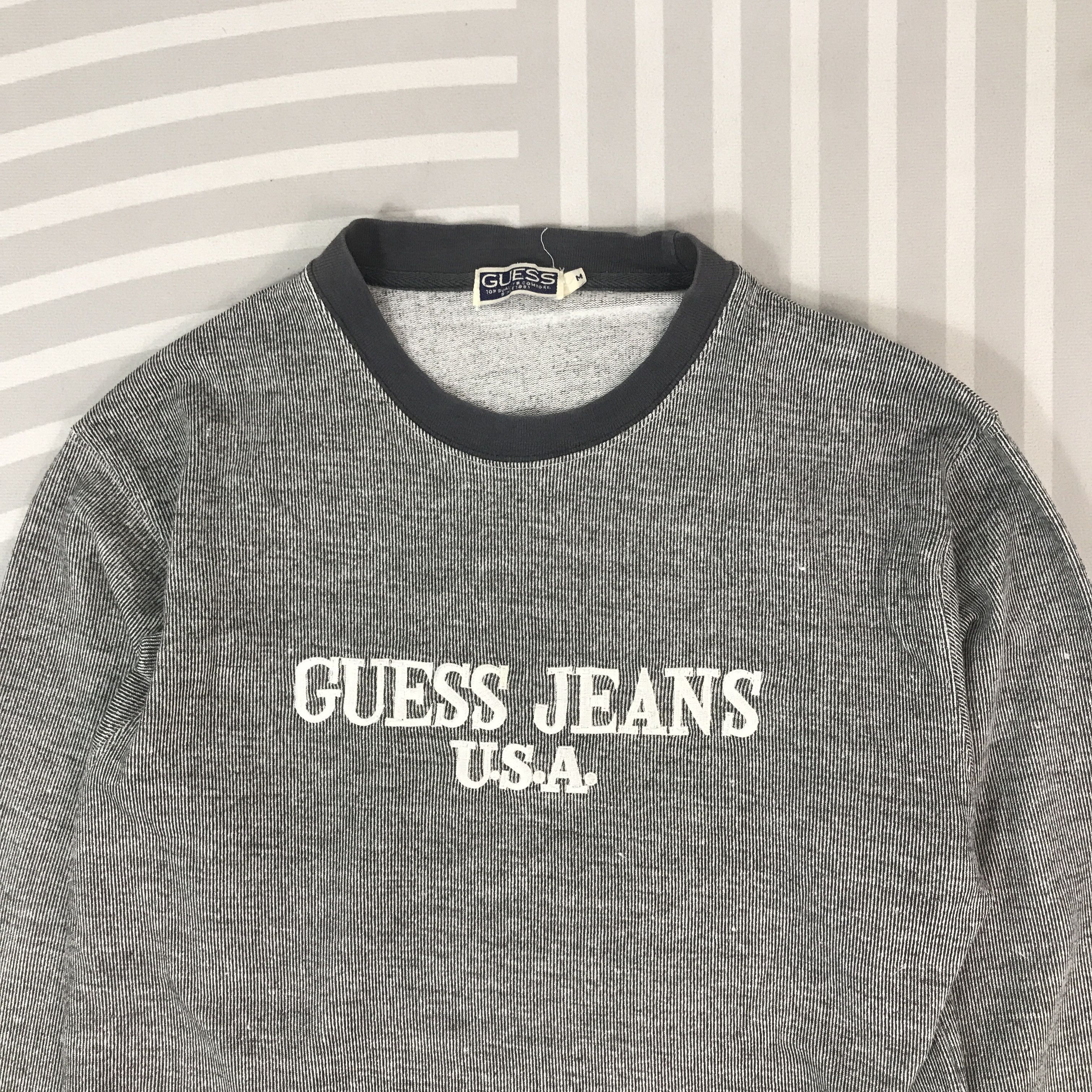 Guess Vintage Guess Jeans Striped long sleeve T-shirt Size US M / EU 48-50 / 2 - 2 Thumbnail