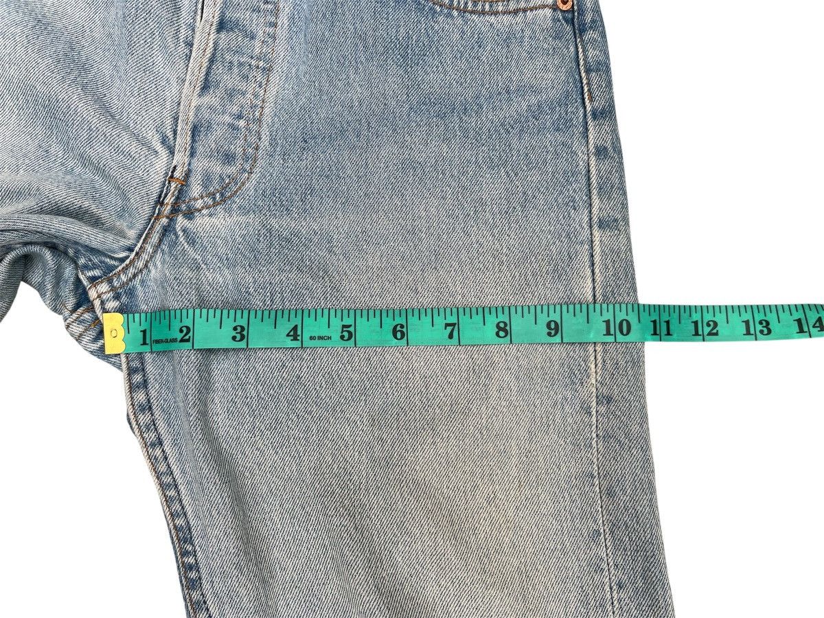 Levi's Vintage Clothing Vintage 90s Levis 501 USA Perfect Sun Faded Jeans Size US 30 / EU 46 - 17 Thumbnail