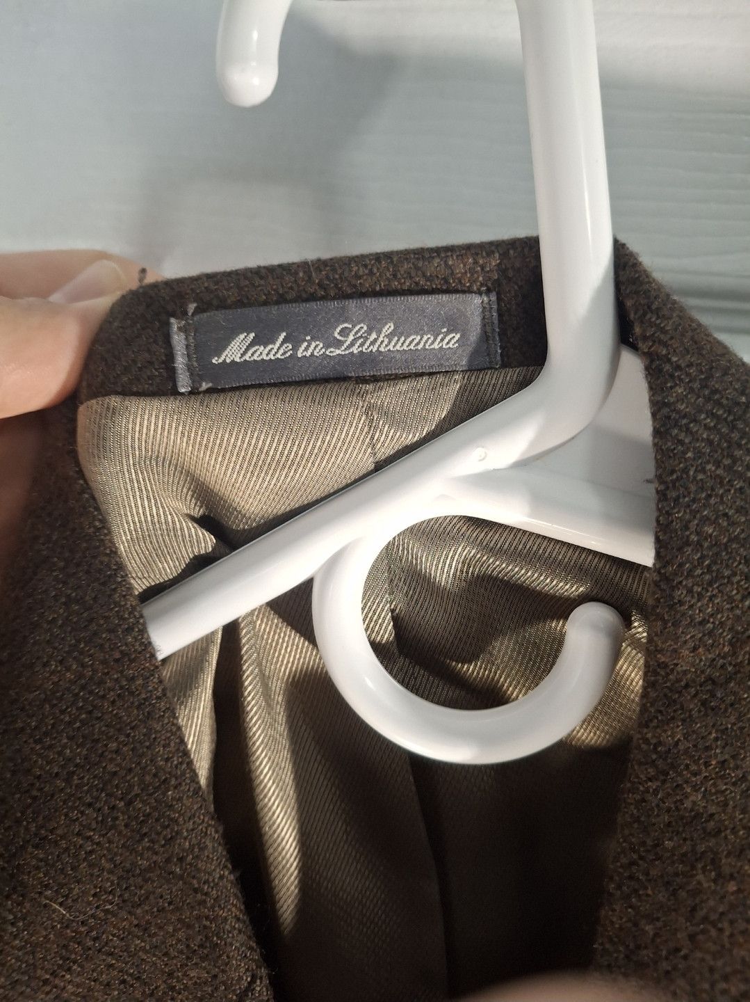 Oscar De La Renta Vintage Oscar de la Renta Brown Lambswool Blazer - Size 43L Size 42L - 6 Thumbnail
