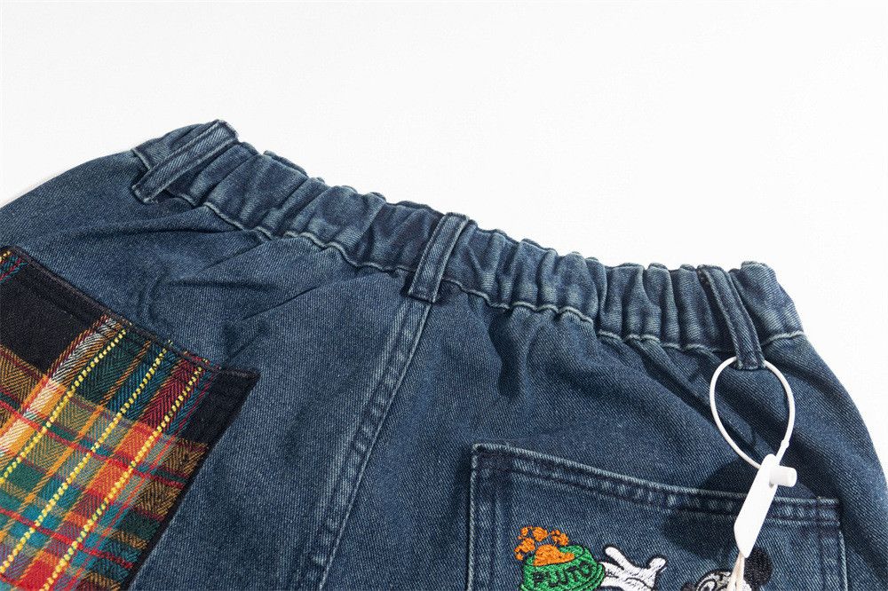 Japanese Brand × Jean Funny cartoon embroidery boys hip-hop trendy workwear jeans Size US 32 / EU 48 - 5 Thumbnail