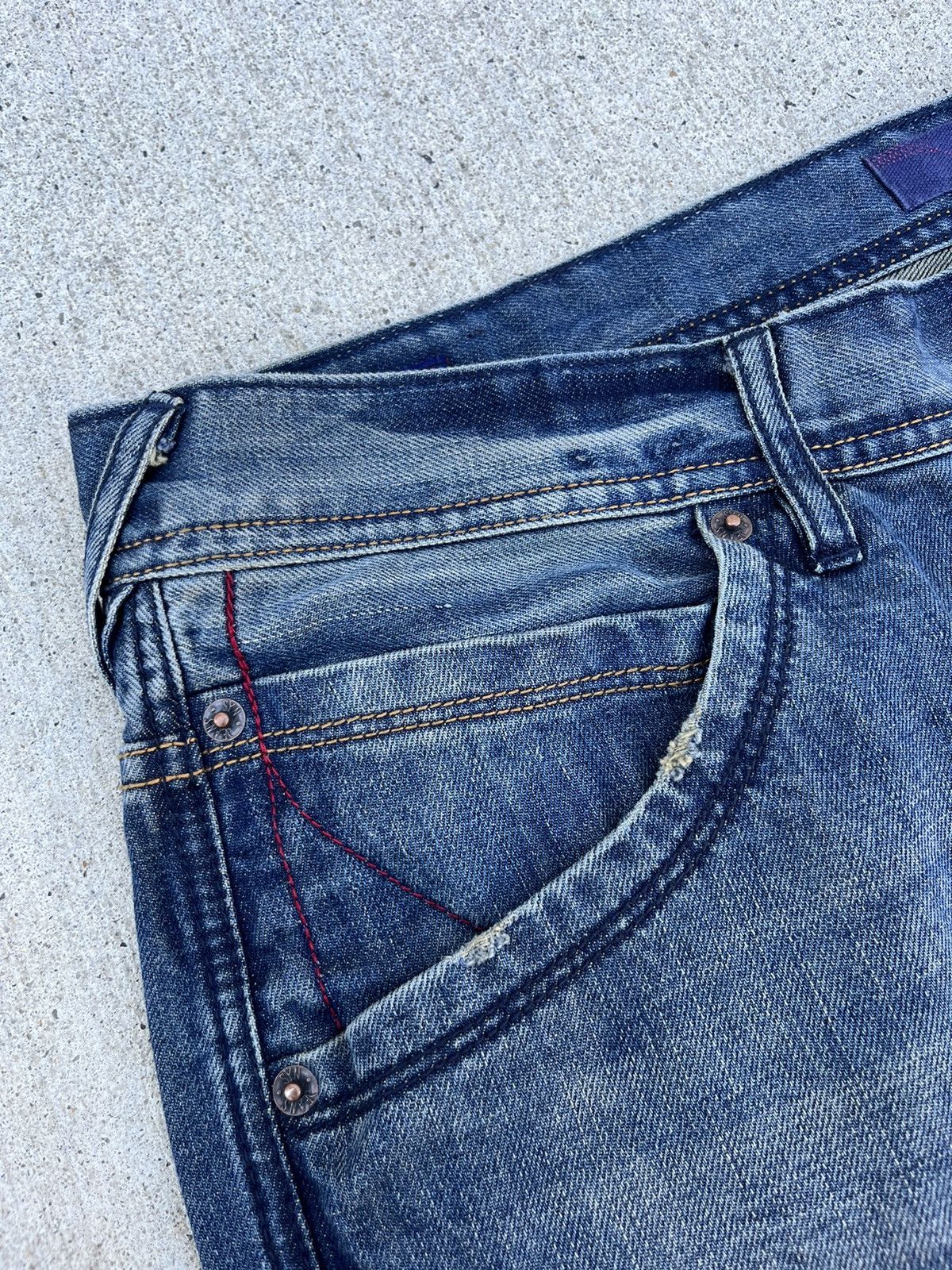 JNCO × Japanese Brand × Vintage Vintage 00’s SYN Hip-Hop Baggy Jeans Size US 40 / EU 56 - 4 Thumbnail
