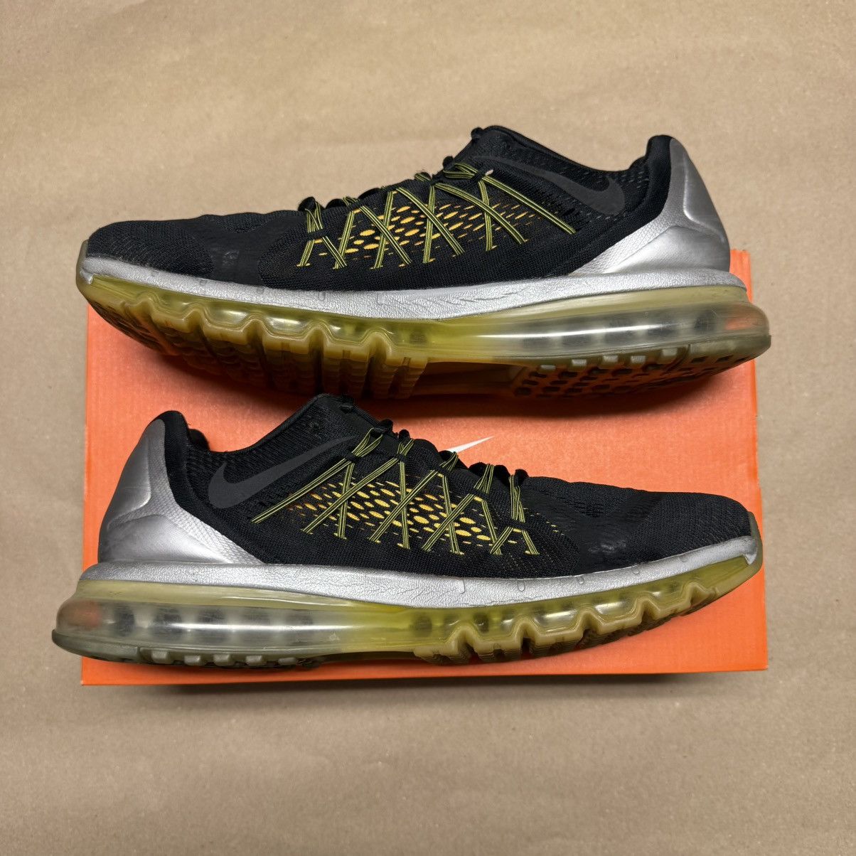 Nike Nike Air Max 2015 Volt men’s running shoes size 14 Rare! Size US 14 / EU 47 - 2 Thumbnail