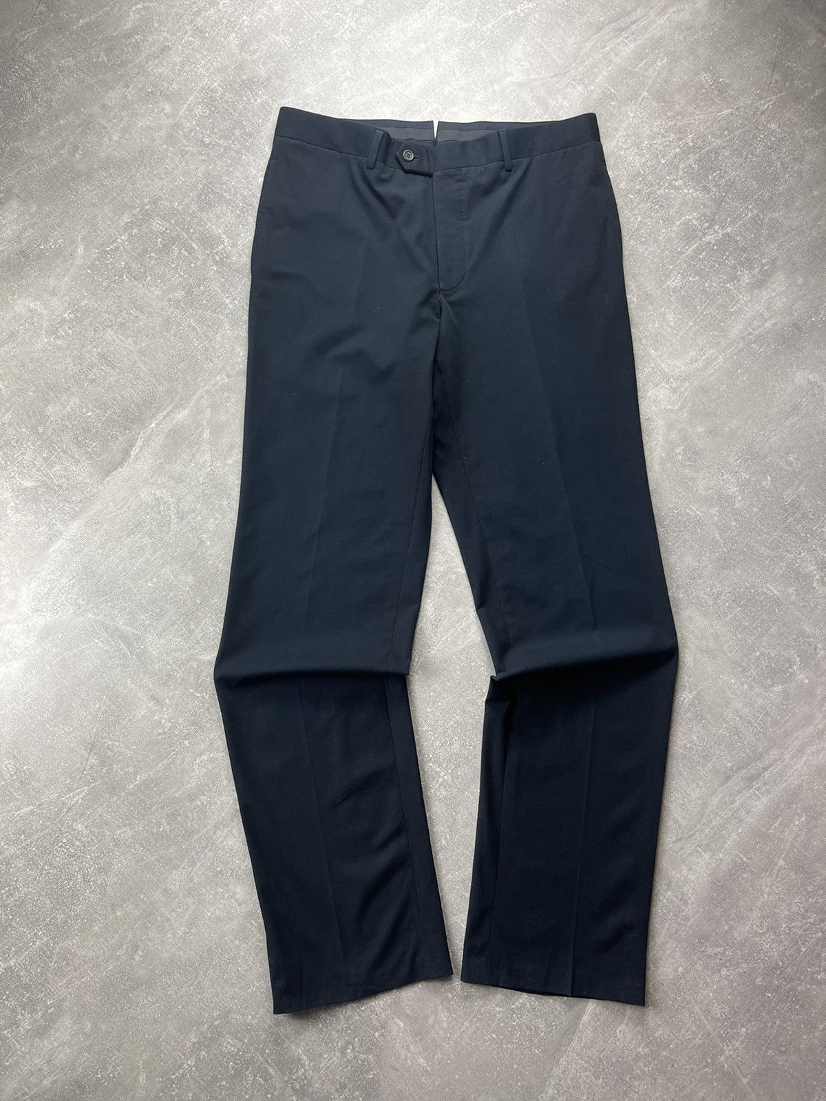 Fendi Fendi Classic Tailored Trousers Navy Blue Size 52 Size US 36 / EU 52 - 8 Thumbnail