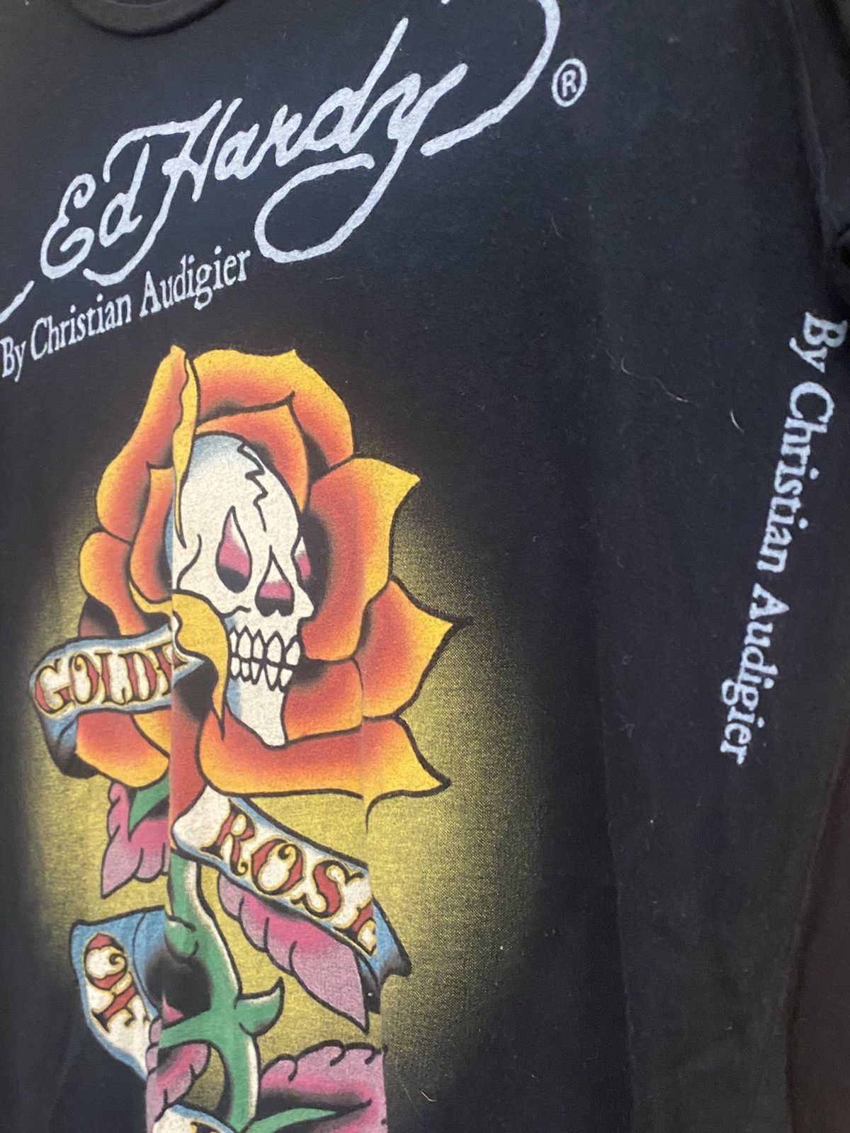 Christian Audigier Made in USA vintage collector’s Ed Hardy long sleeve. Size US M / EU 48-50 / 2 - 6 Thumbnail