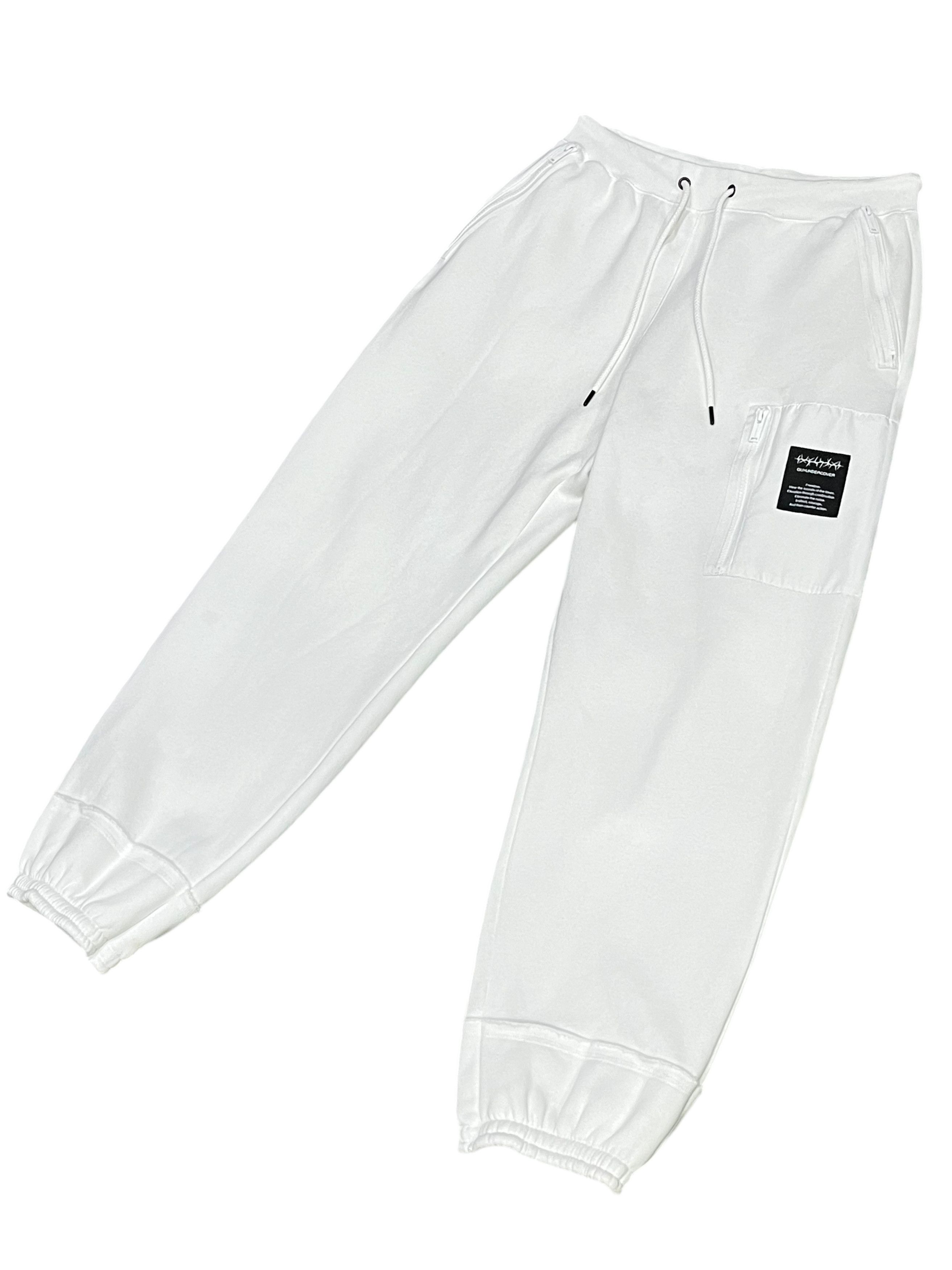 Undercover 🔥🎧"FREEDOM NOISE" GUxUNDERCOVER White Sweat Pants Size US 34 / EU 50 - 10 Thumbnail