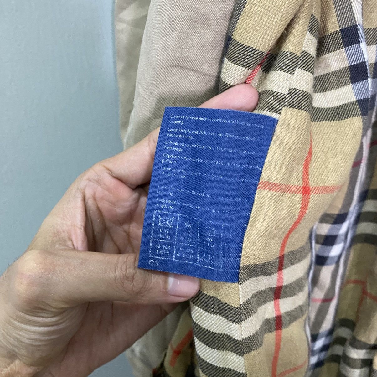 Burberry Vintage Burberrys Nova Check Double Breasted Trench Coat Size US M / EU 48-50 / 2 - 20 Thumbnail
