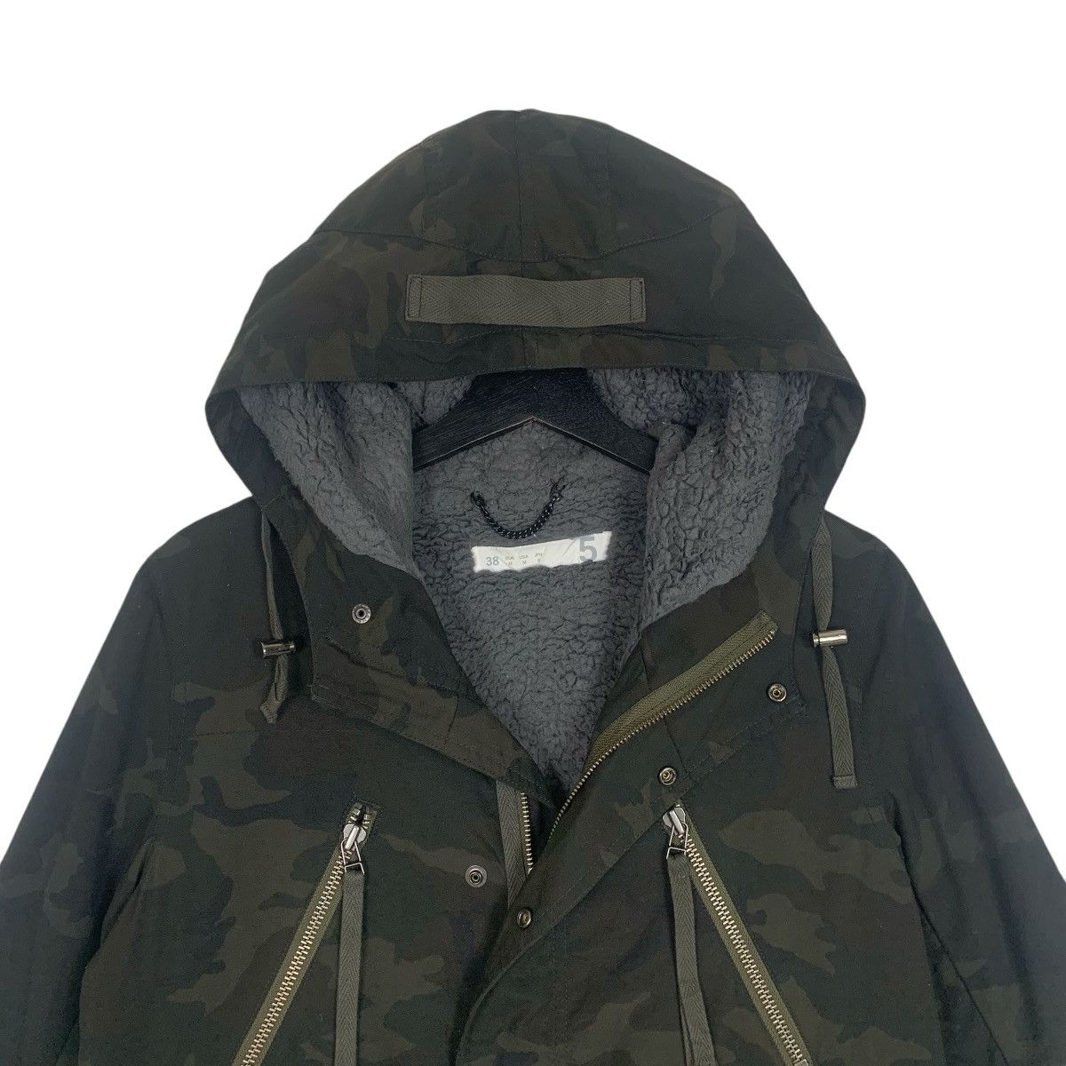 Japanese Brand The 5 Japanese Brand Streetwear Outdoor Camo Jacket Parka Size S / US 4 / IT 40 - 3 Thumbnail