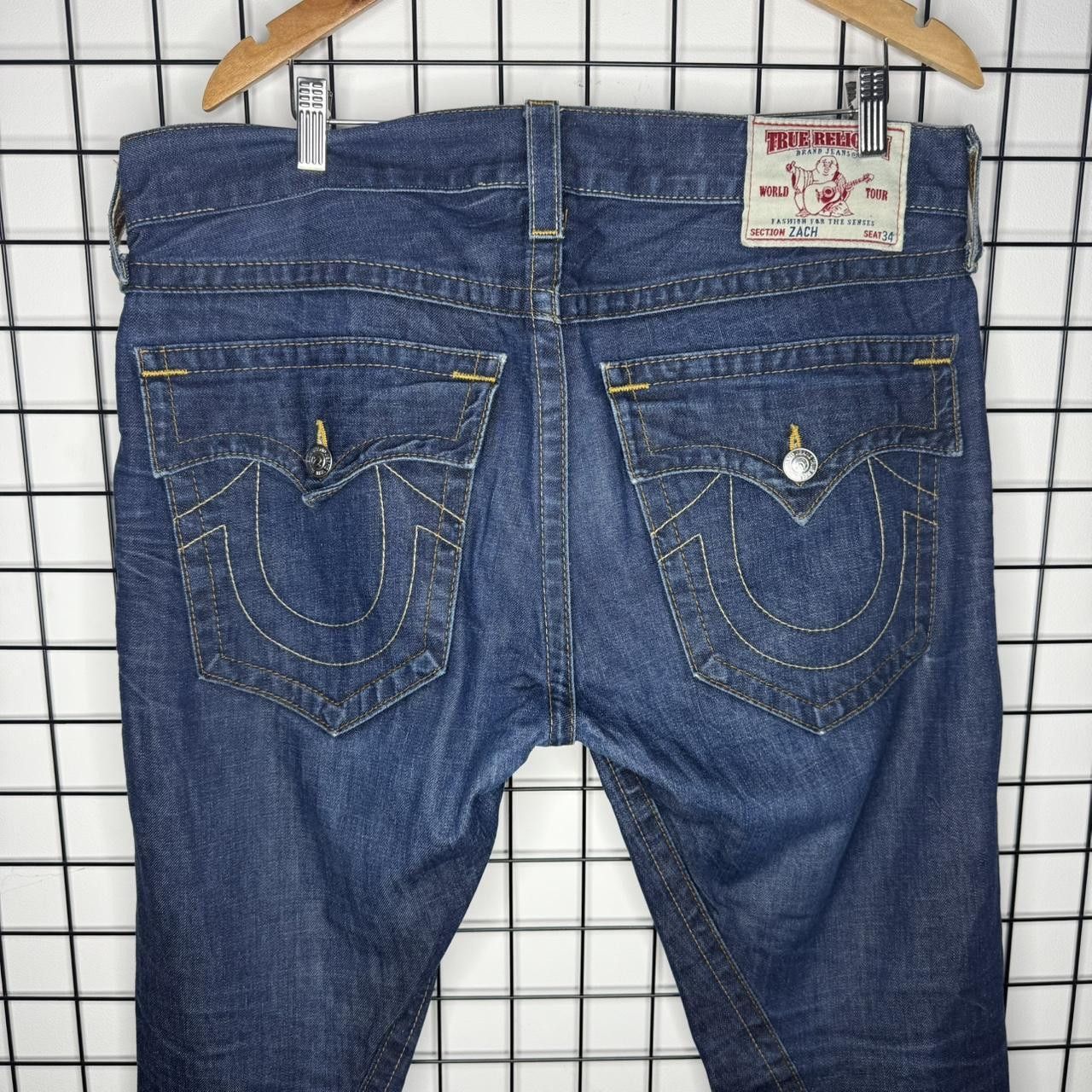True Religion True Religion Zach Jeans Fat Stitch Boot Cut Size US 34 / EU 50 - 1 Thumbnail