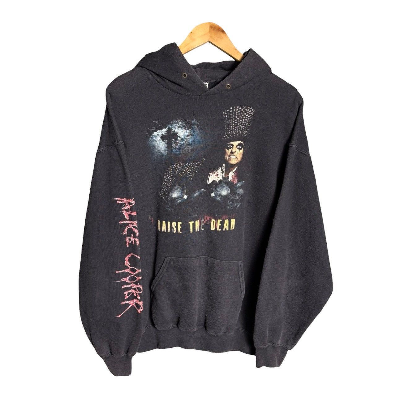 Band Tees Vintage 00s Alice Cooper Hoodie / Rock Band Tee Y2K Size US L / EU 52-54 / 3 - 1 Thumbnail