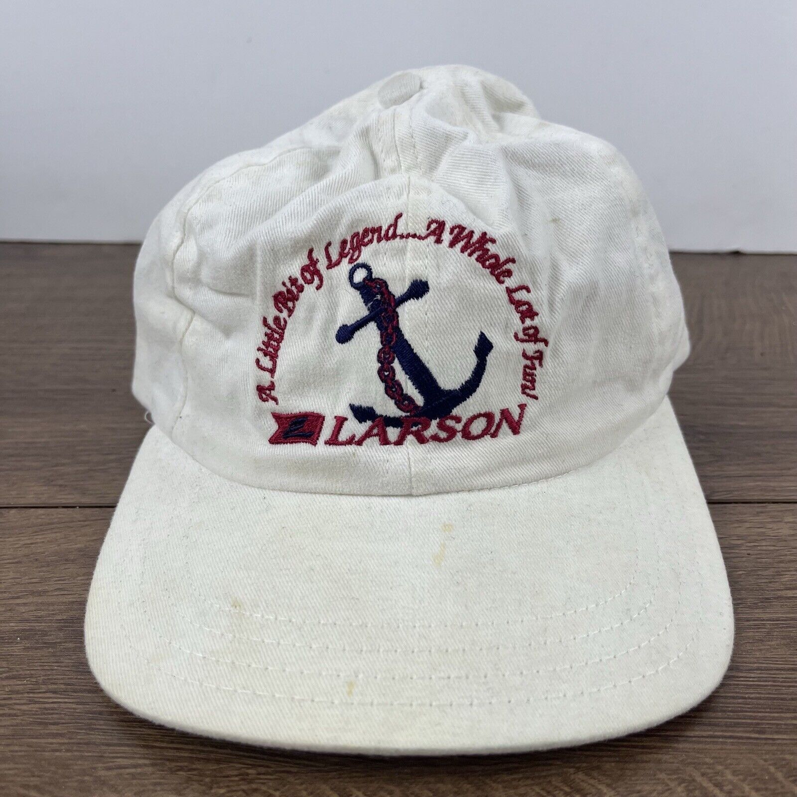 Other Larson Hat Larson Adjustable Hat White Hat Adjustable White Size ONE SIZE - 4 Thumbnail