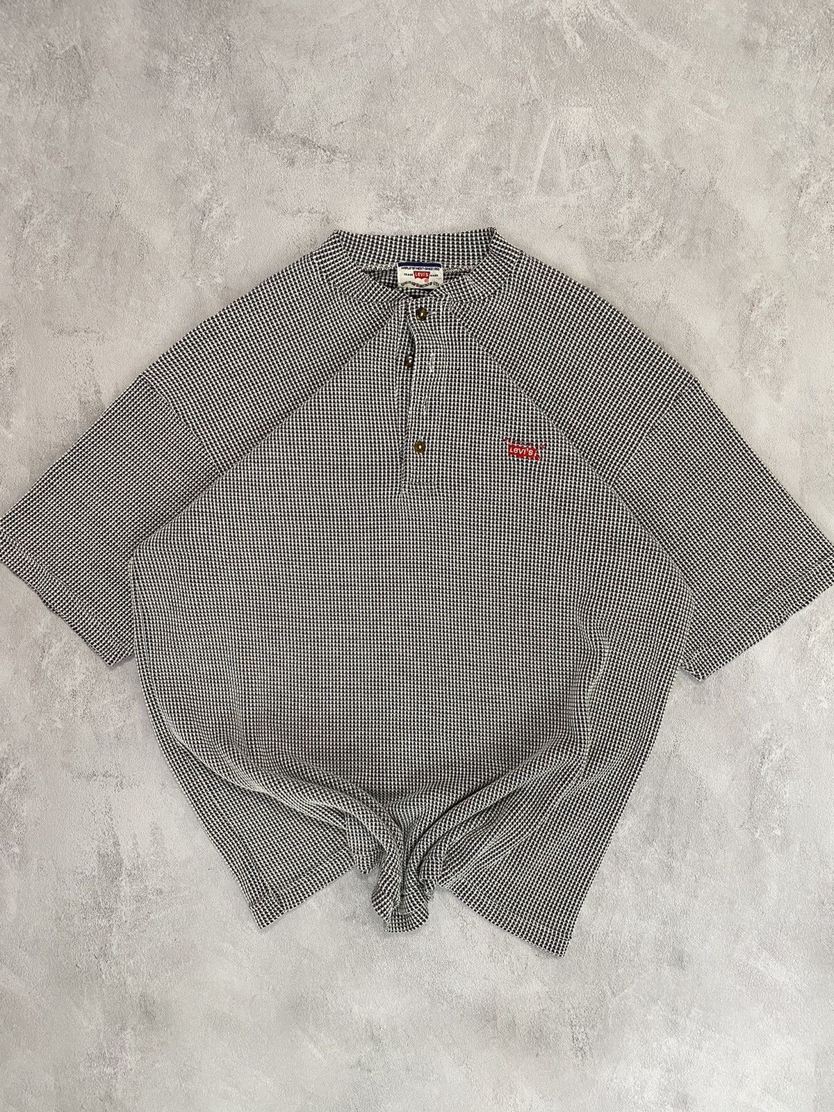Levi's Vintage Clothing 🩻 Vintage T Shirt Levis Ribbed Style Long Sleeve Size US XL / EU 56 / 4 - 1 Thumbnail