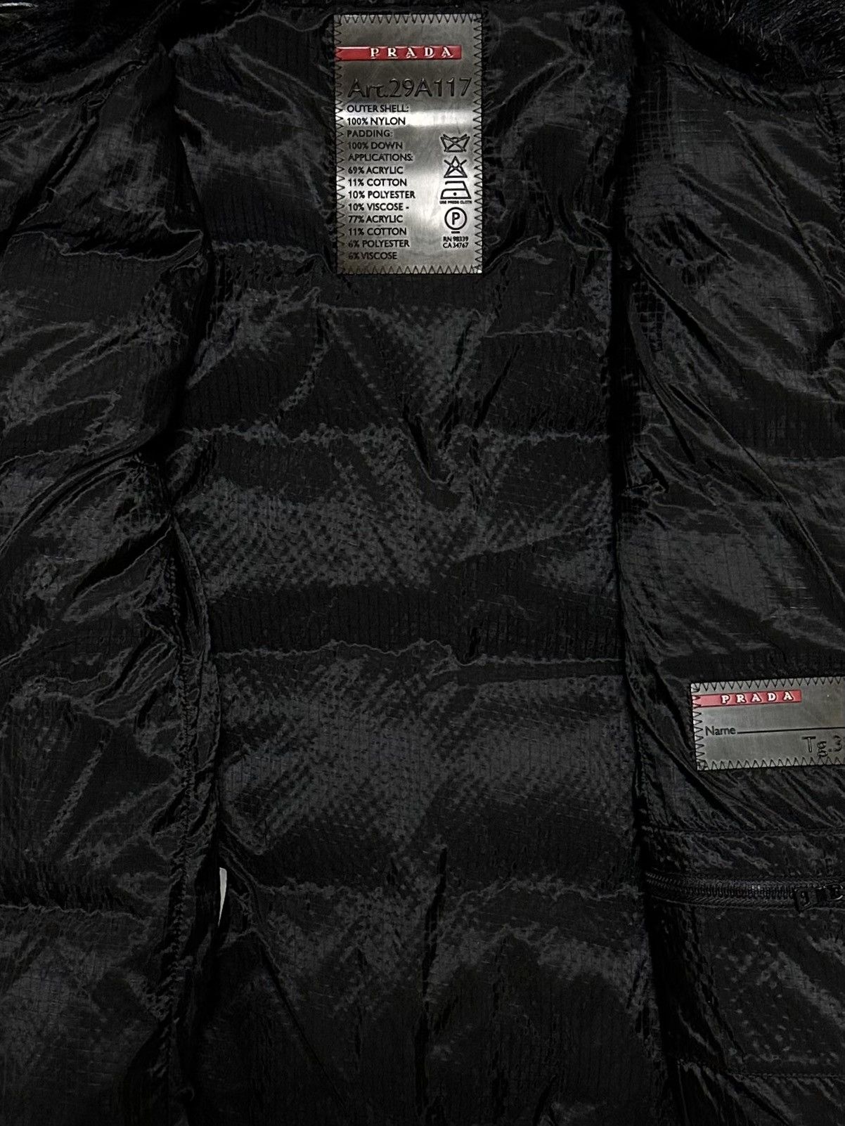 Prada PRADA Sport Fall Winter 2009 Fur Nylon Vest Size S / US 4 / IT 40 - 6 Thumbnail