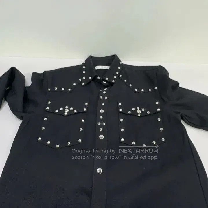 Givenchy Givenchy Men's Slim Studded Denim Shirt. Size US XS / EU 42 / 0 - 4 Thumbnail