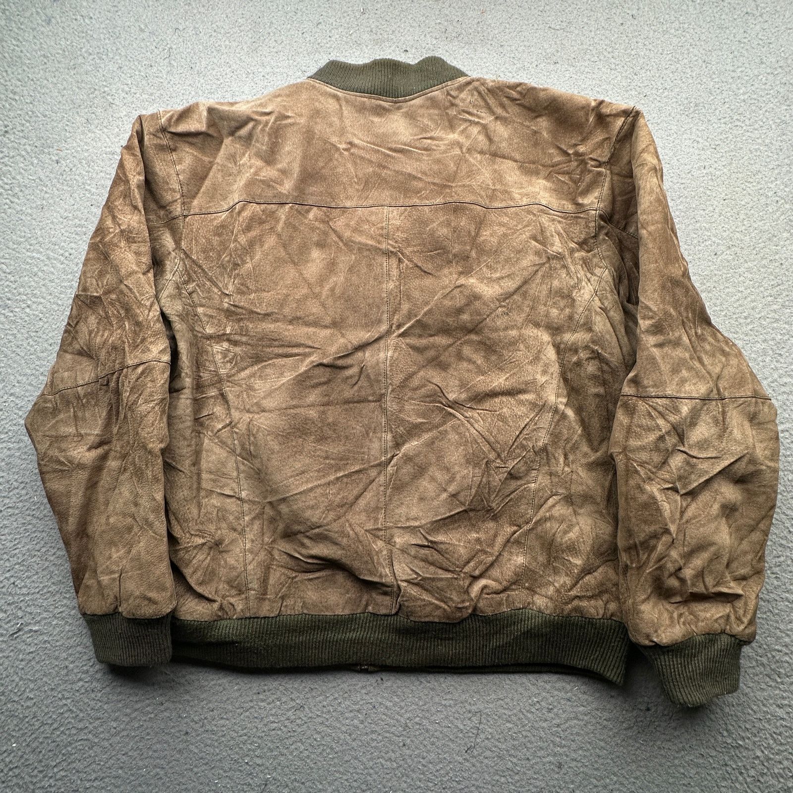Other VTG Arizona Jean Genuine Leather Suede Bomber Jacket Large Size US L / EU 52-54 / 3 - 14 Thumbnail