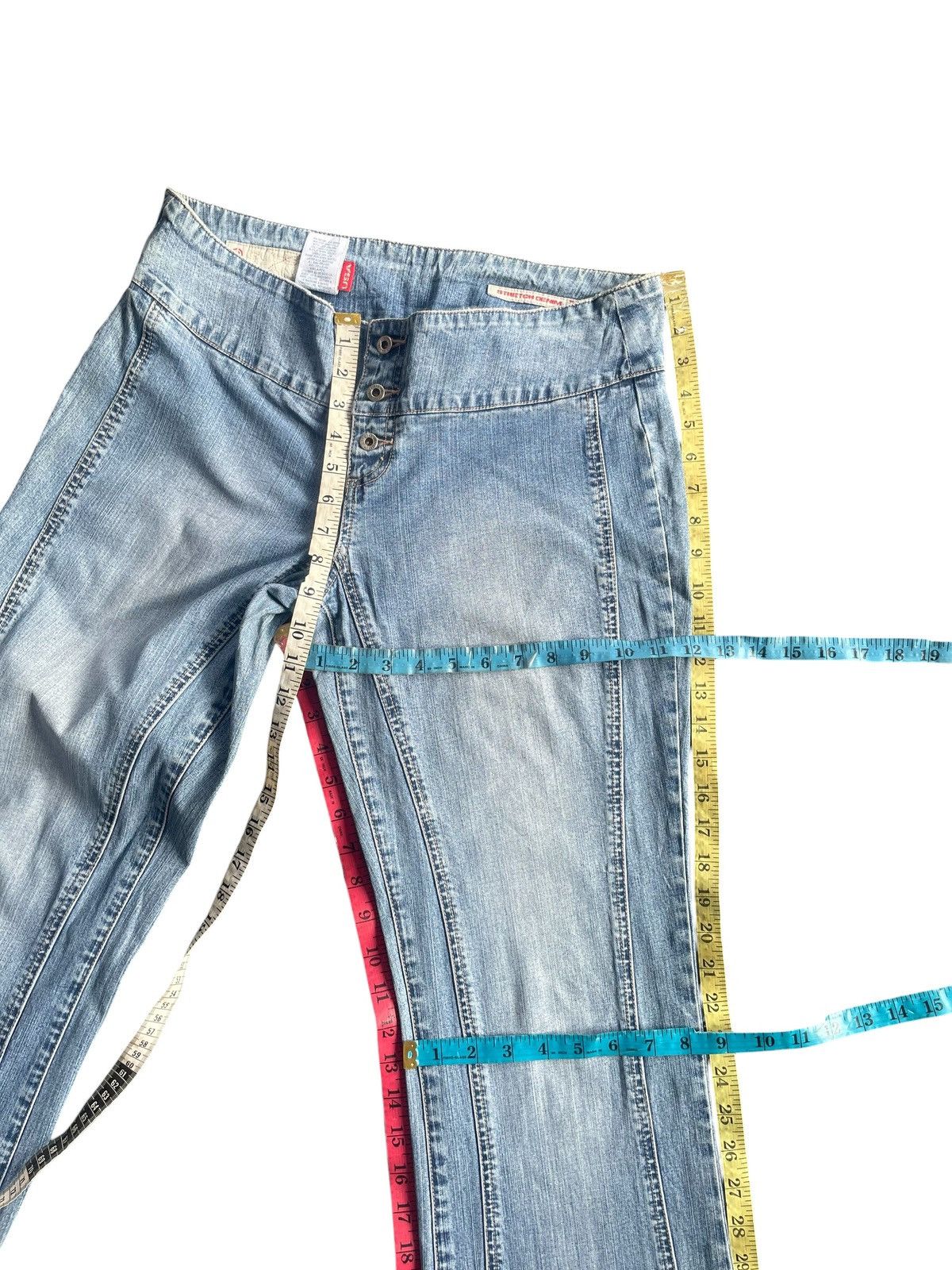 Guess Vintage Flare Guess Jeans Size 34" / US 12 / IT 48 - 12 Thumbnail