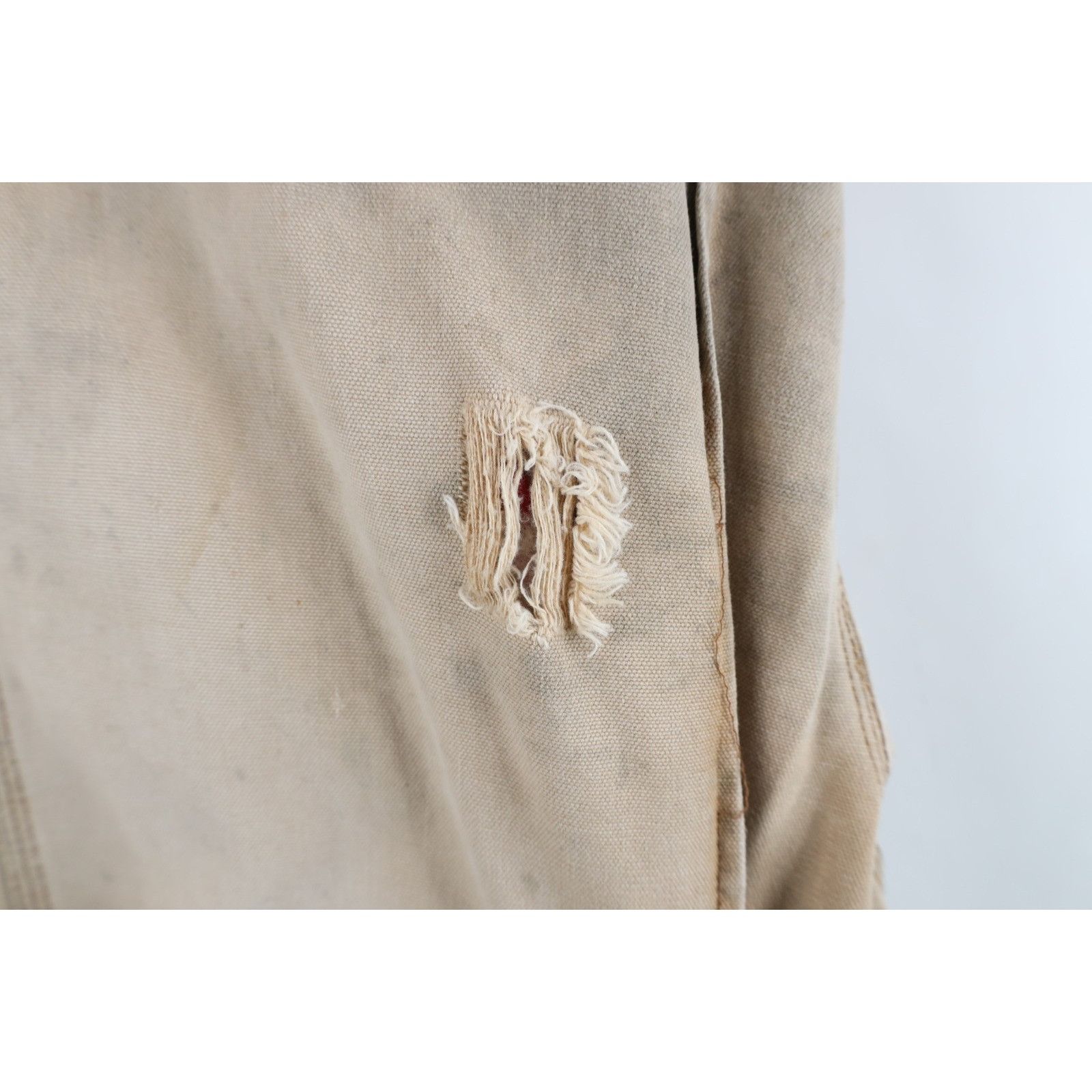 Carhartt Vintage 80s Carhartt Thrashed Quilted Canvas Coveralls Size US 40 / EU 56 - 19 Thumbnail