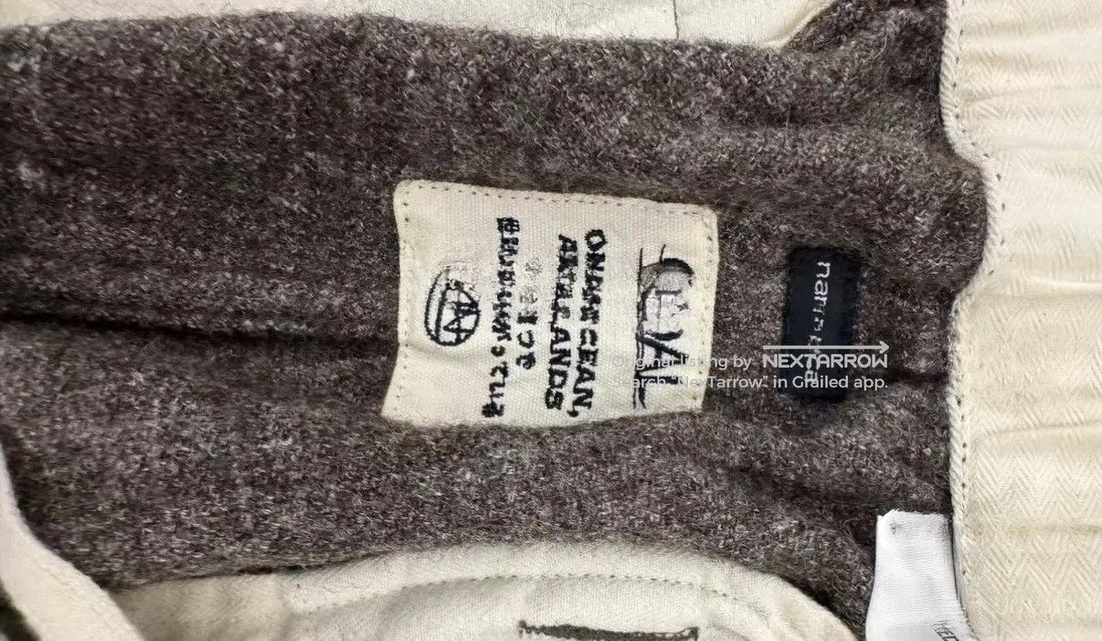 Nanamica Wool Linen Tweed Pants Kkkk752609 in Gray, Men's (Size 34) — image 2 of 5