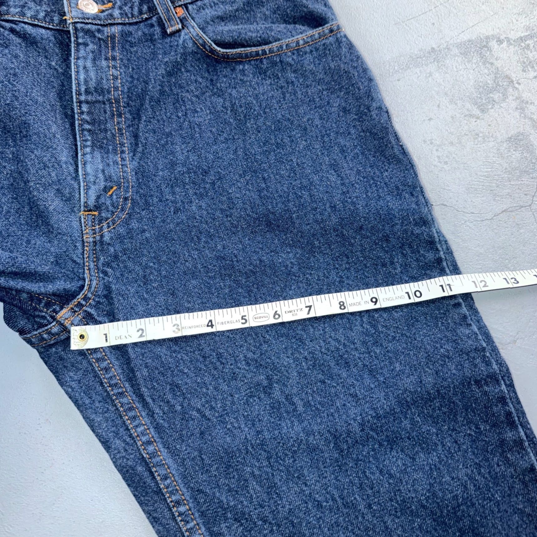 Levi's Levi's 505 Vintage 90s Red Tab Straight Blue Jeans Med 34x34 Act 32x33 Zip Denim Logo Solid Light Cotton Belted? Size US 34 / EU 50 - 7 Thumbnail