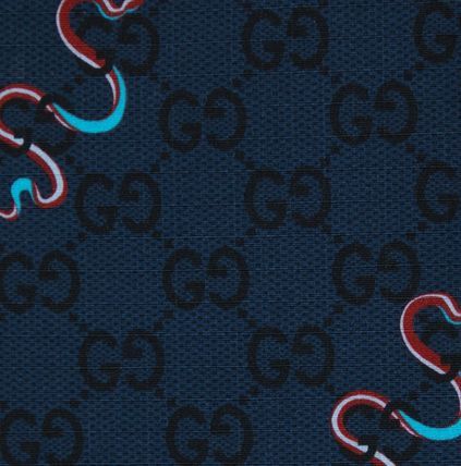 Gucci o1loc1c0226 810782 Printed Cotton Ripstop Shorts in Blue Size US 28 / EU 44 - 6 Thumbnail