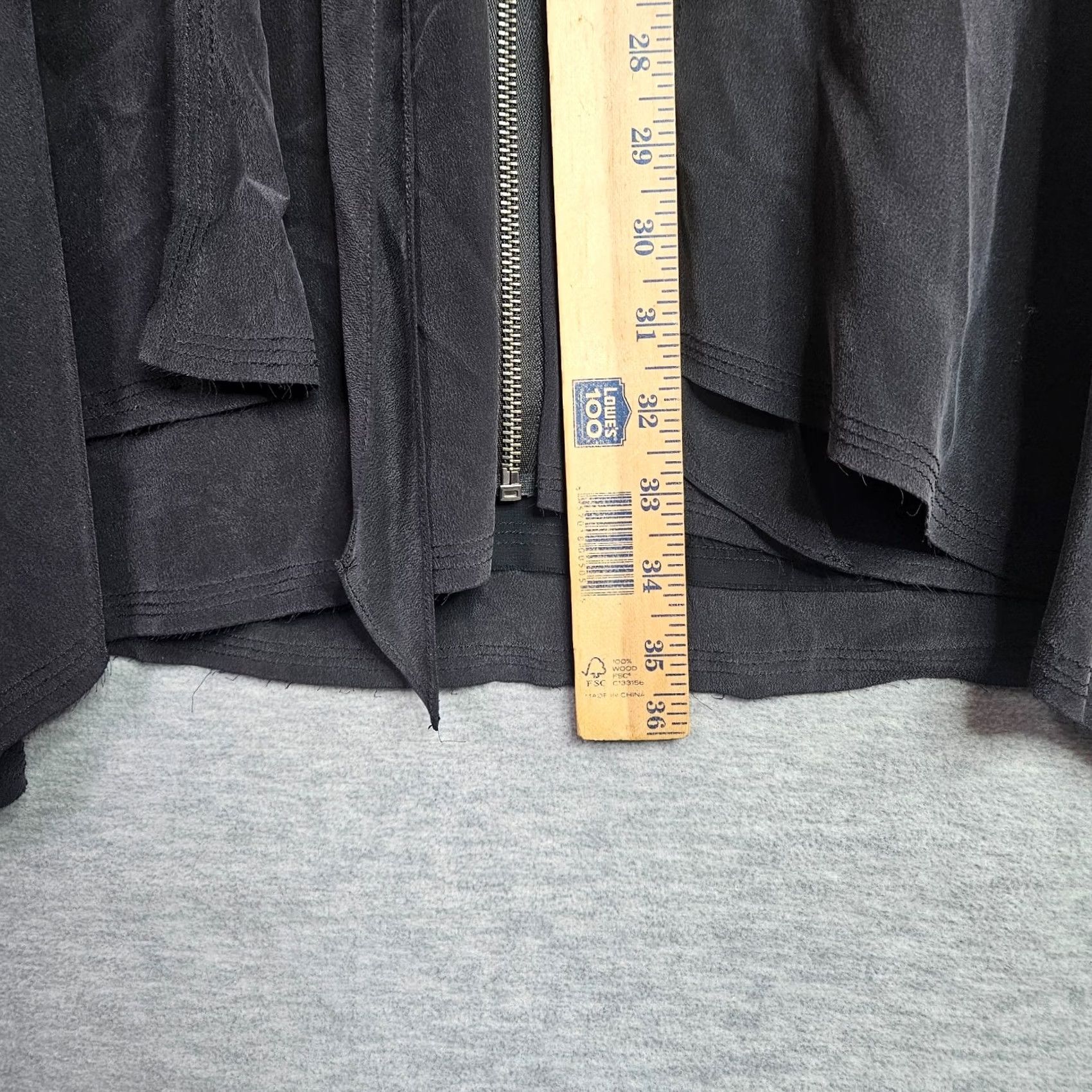 Allsaints AllSaints Black Sleeveless Zip Front Dress Women’s Size 0 Draped Size XS / US 0-2 / IT 36-38 - 7 Thumbnail