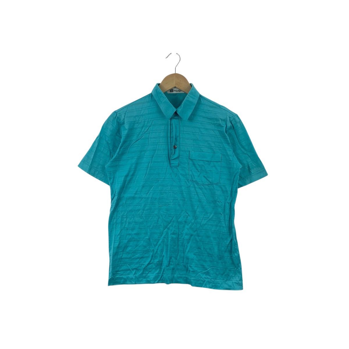 Vintage Vintage 90s BOBCELLINI TOKYO JAPAN Striped Polo Tee Shirt Size US S / EU 44-46 / 1 - 1 Thumbnail