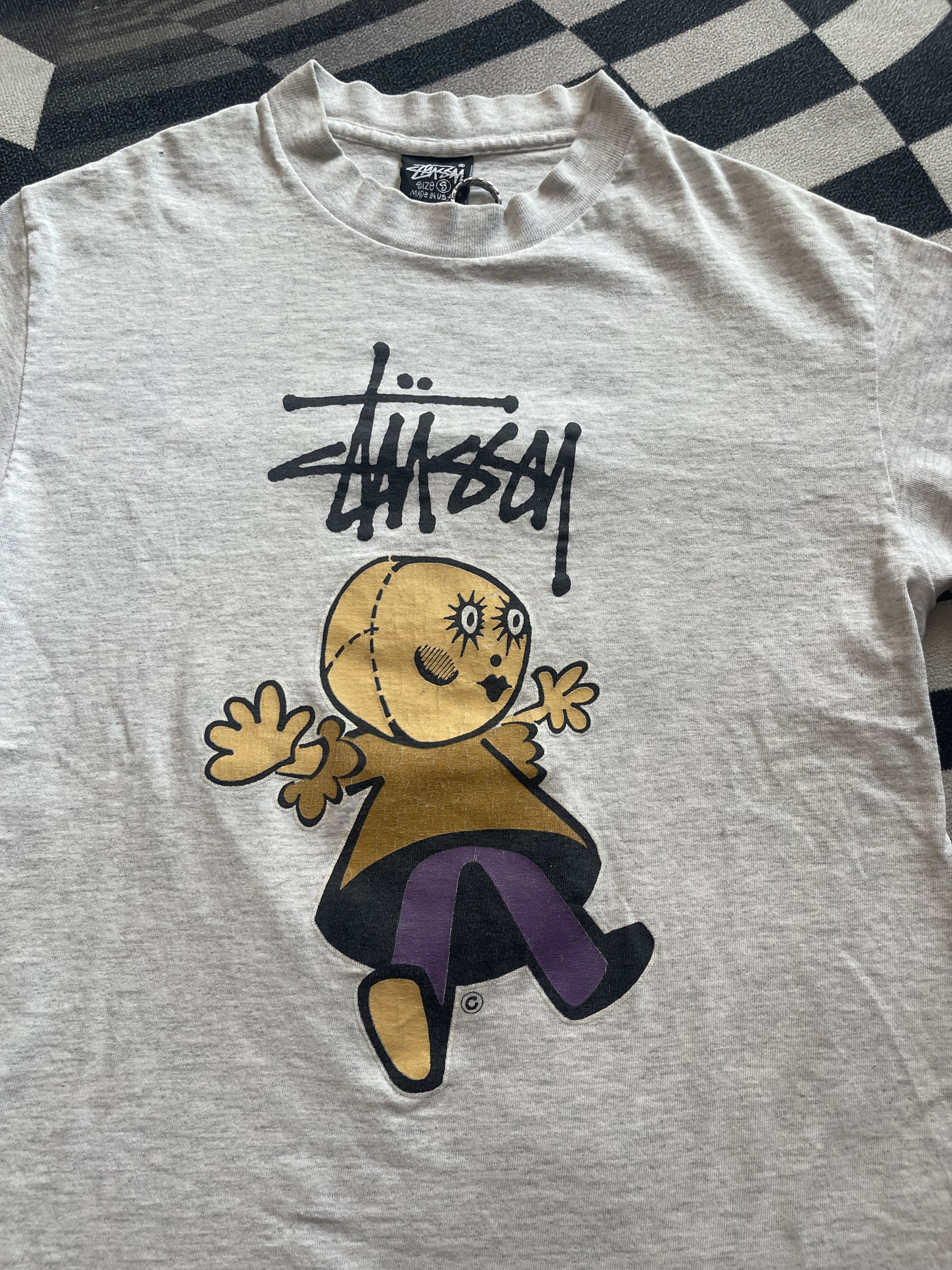 Stussy Vintage 90s Stussy "Doll Graphic" T-Shirt Size US S / EU 44-46 / 1 - 3 Thumbnail