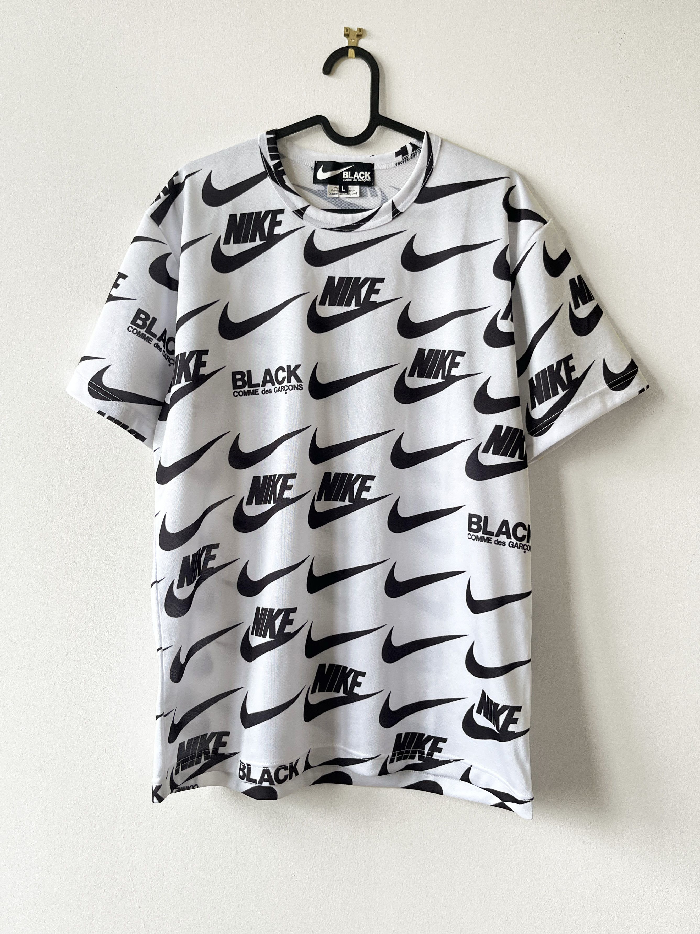 Comme des Garcons × Comme des Garcons Black × Nike Comme des Garcons BLACK x Nike short sleeve tshirt Size US L / EU 52-54 / 3 - 1 Thumbnail
