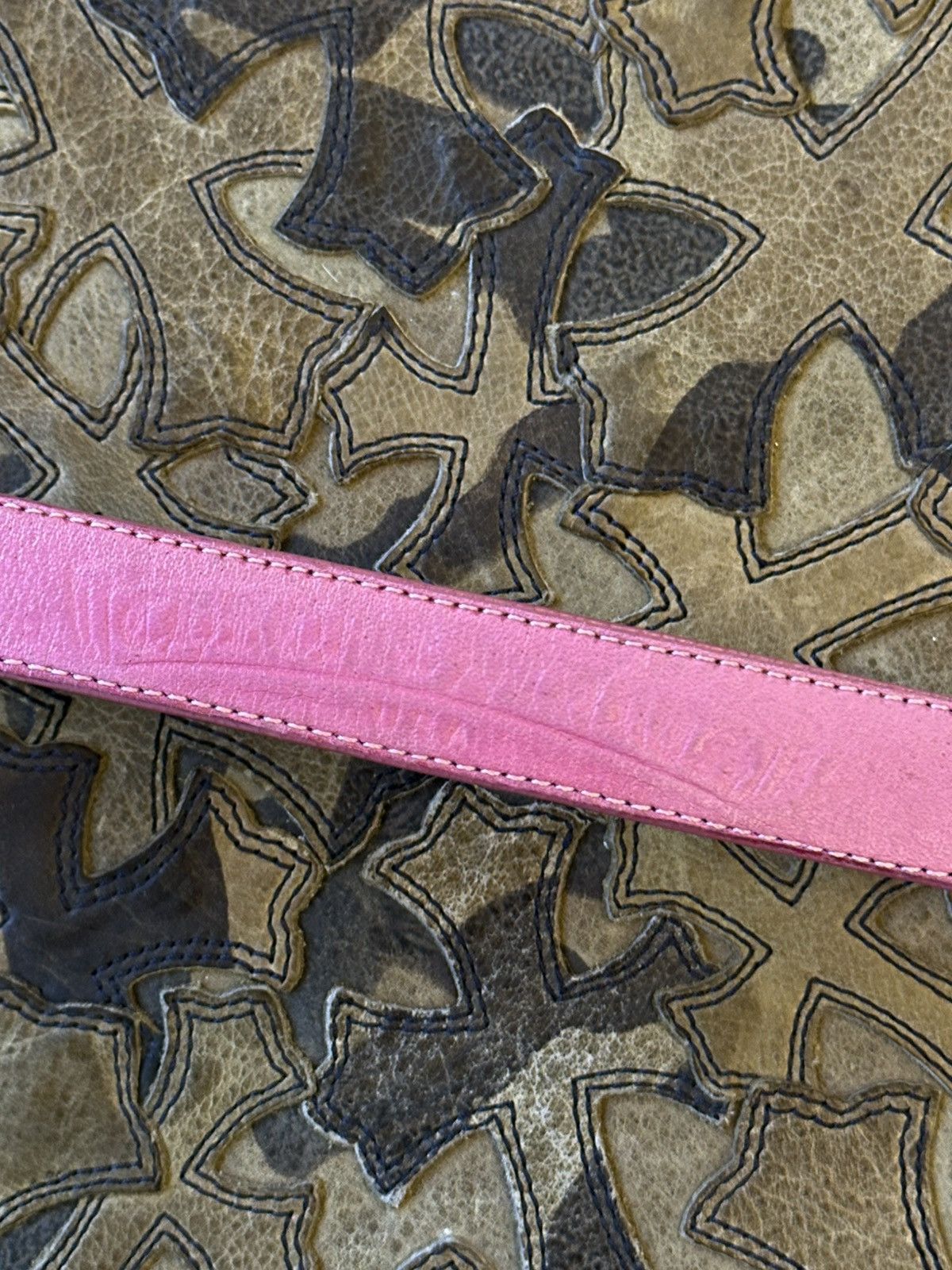 Chrome Hearts CHROME HEARTS MINI PINK OVAL BELT SZ 30 Size 30 - 5 Thumbnail