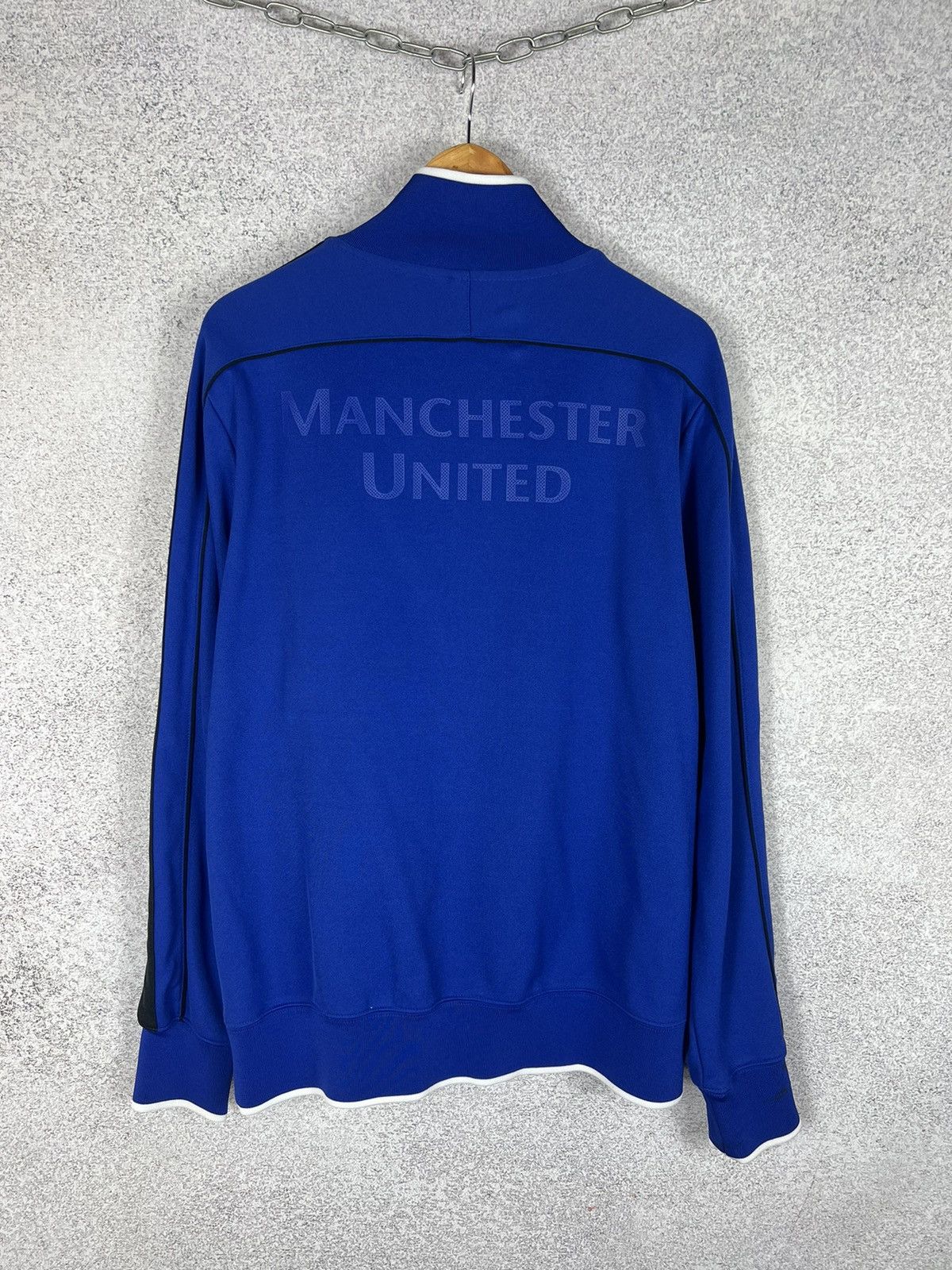 Nike Vintage Nike Manchester United Soccer Tracksuit Track Jacket Size US XL / EU 56 / 4 - 3 Thumbnail