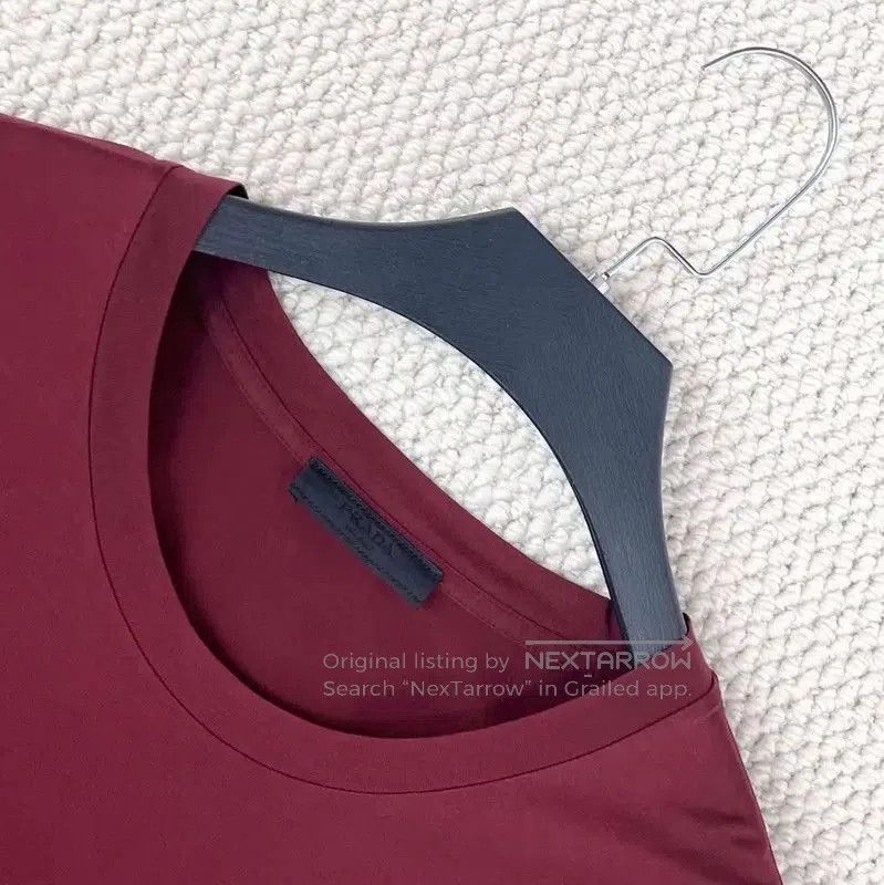 Prada Prada Men's Red Logo T-Shirt for Spring Autumn. Size US XXL / EU 58 / 5 - 2 Thumbnail