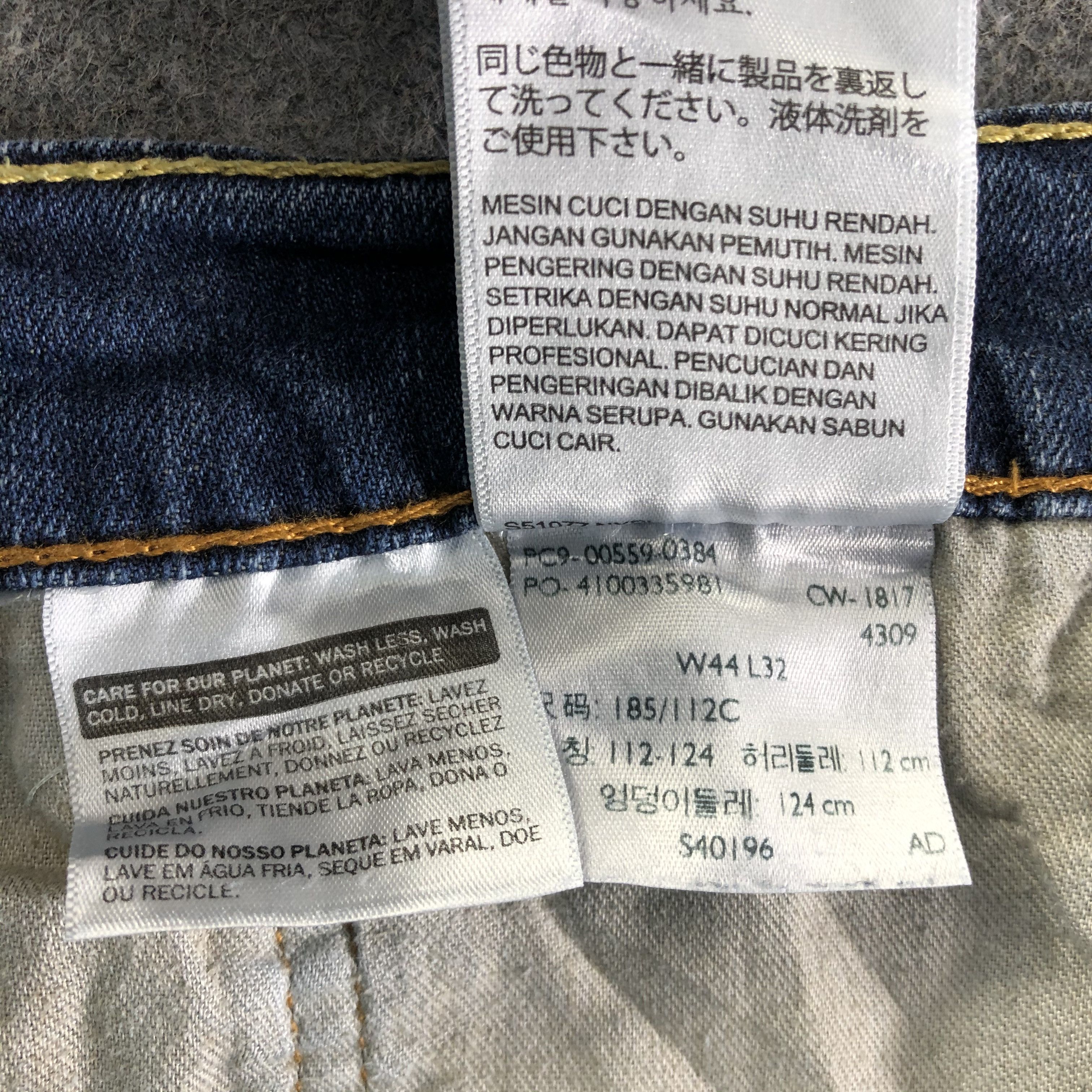 Levi's Vintage Blue Wash Levis 559 Jeans-J4347 Size US 44 / EU 60 - 11 Thumbnail