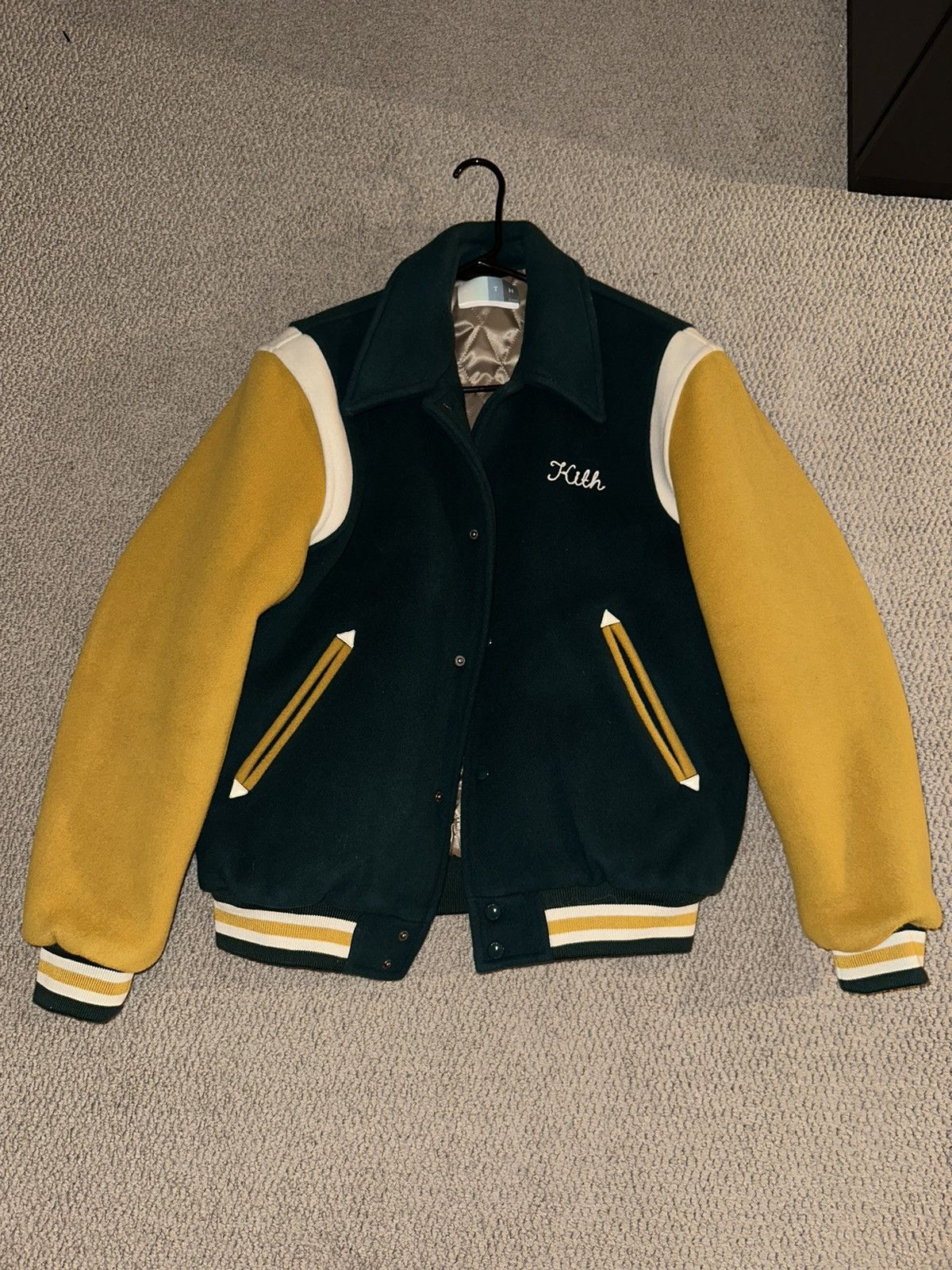 ジャケット・アウター kith Varcity wool coaches jacket Buy Kith Suede Coaches Jacket 'Stadium' - KHM010337 302 | GOAT