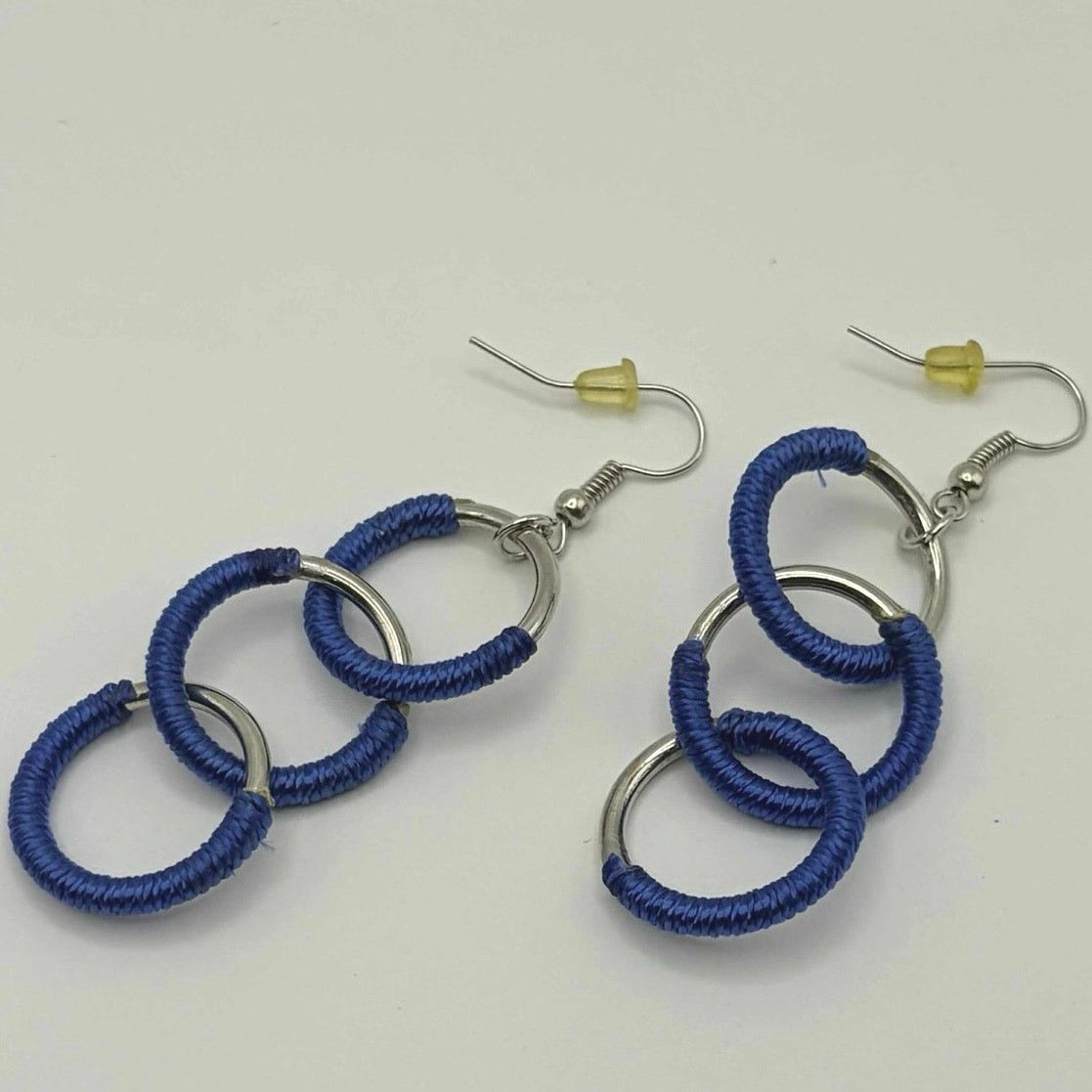 Other Blue Triple Hoop Drops Size ONE SIZE - 3 Thumbnail