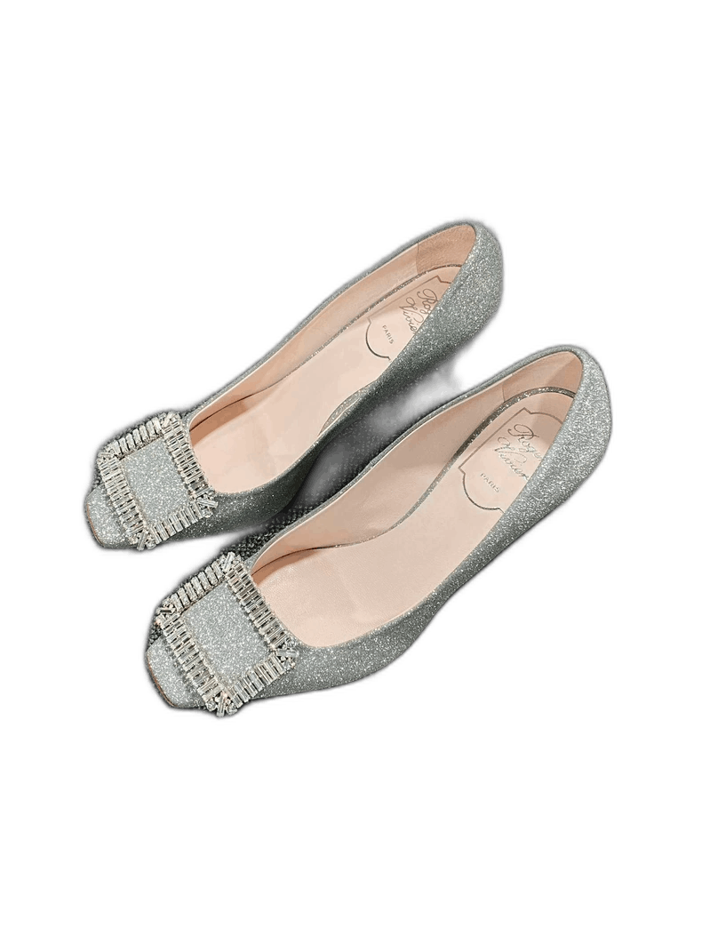 Roger Vivier Sparkly High Heel Shoes with Buckle Detail Size US 6 / IT 36 - 1 Thumbnail
