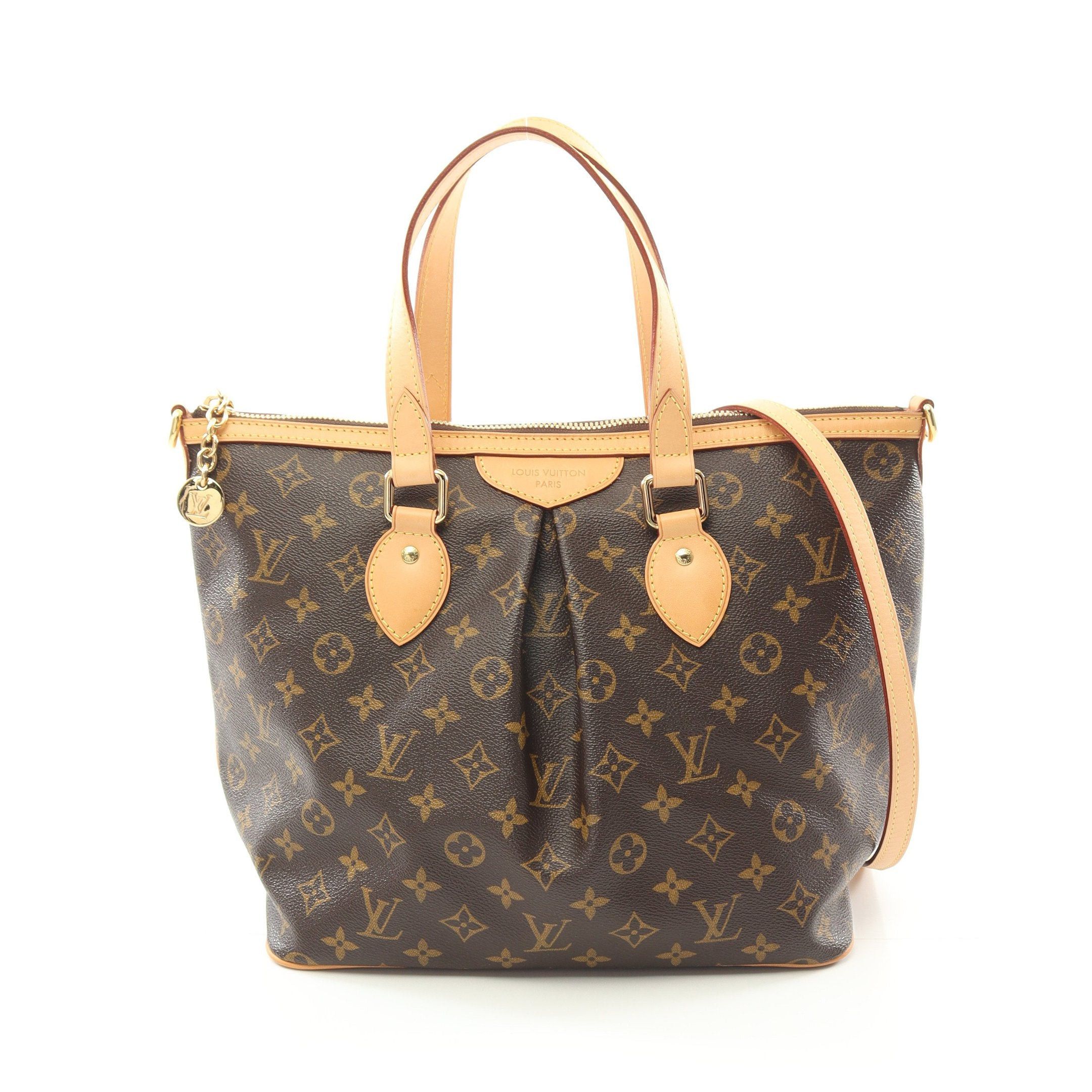 Louis Vuitton Louis Vuitton Palermo Pm Monogram Handbag Leather Brown Size ONE SIZE - 1 Thumbnail