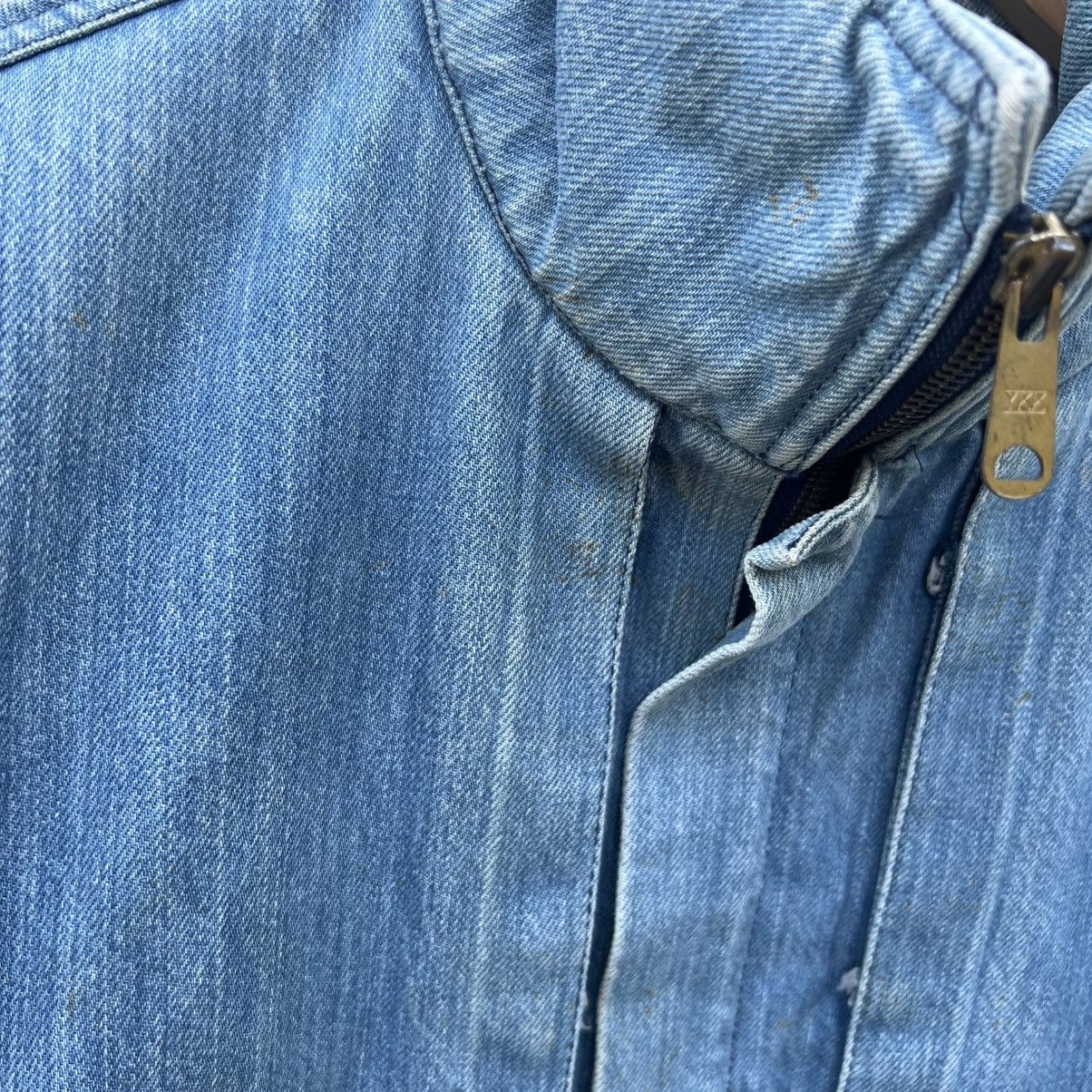 Lee “VINTAGE” 90s LEE LIGHT WASH DENIM ZIP-UP FIELD JACKET Size US L / EU 52-54 / 3 - 4 Thumbnail