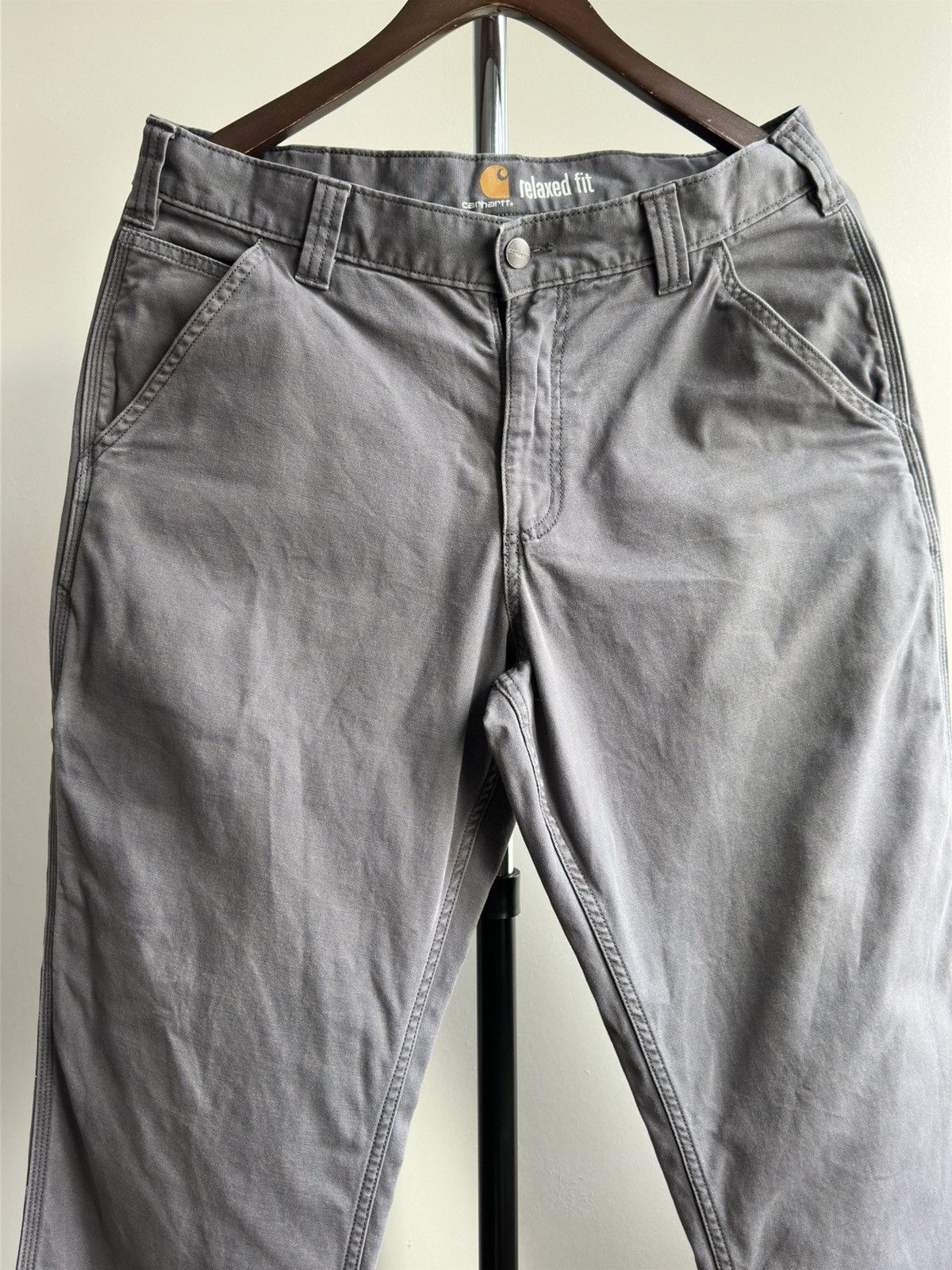 Carhartt Vintage Carhartt Relaxed Fit Canvas Utility Work Pants Size US 34 / EU 50 - 2 Thumbnail