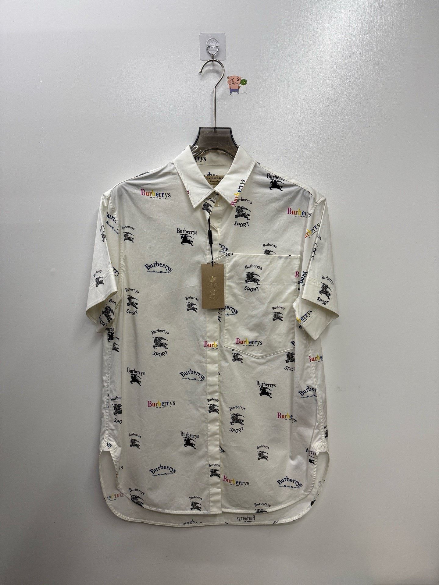 Burberry Burberry Rainbow Multi Shirt 40 Men Size US M / EU 48-50 / 2 - 1 Thumbnail