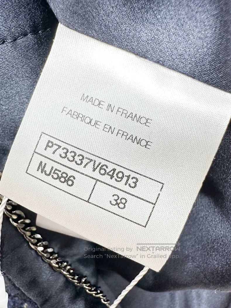 Chanel Chanel 22B blue and yellow plaid tweed coat Size XS / US 0-2 / IT 36-38 - 6 Thumbnail