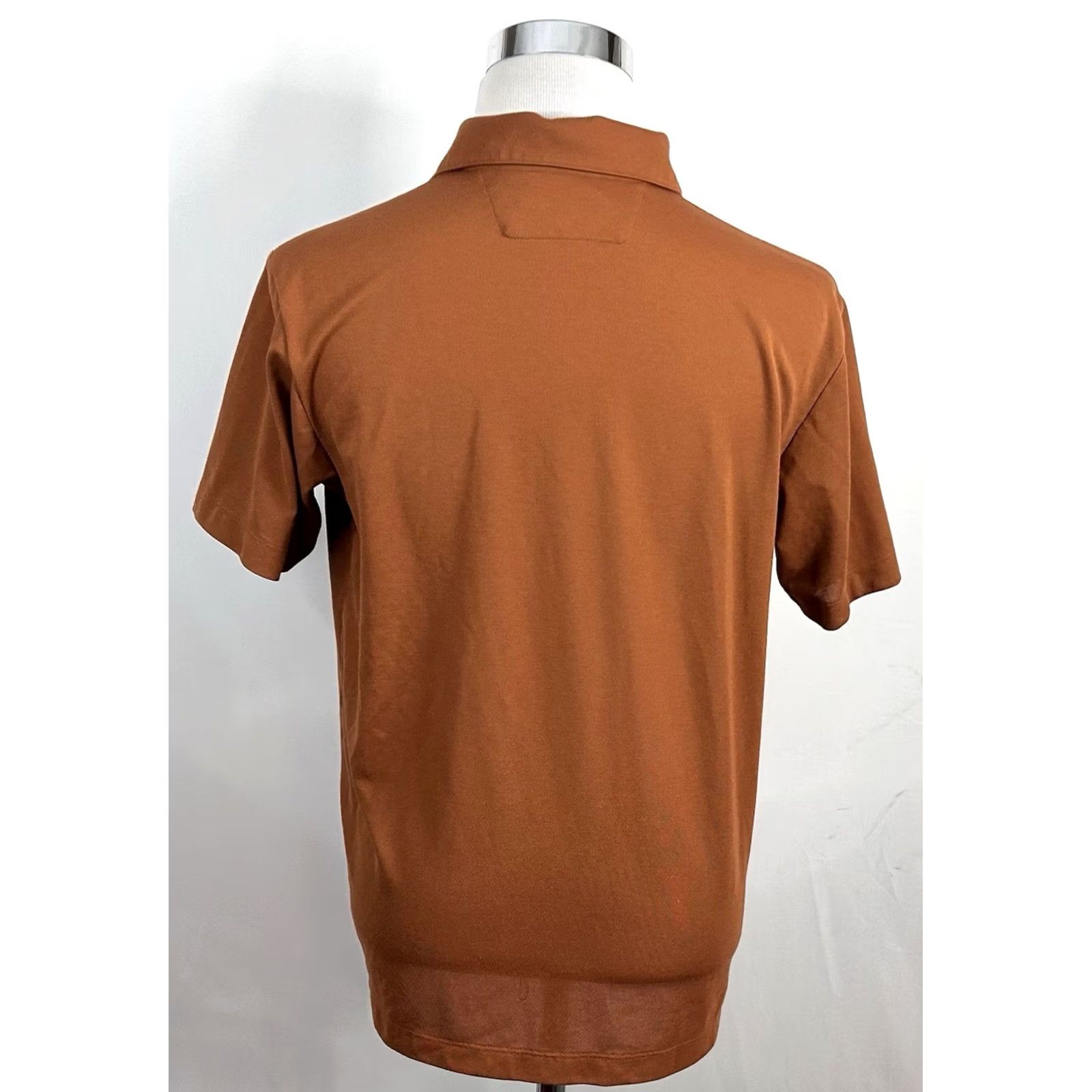 Vintage Tom Beckbe Polo Shirt Medium Orange Solid Short Sleeve Casual Preppy Mens Polo Size US M / EU 48-50 / 2 - 4 Thumbnail