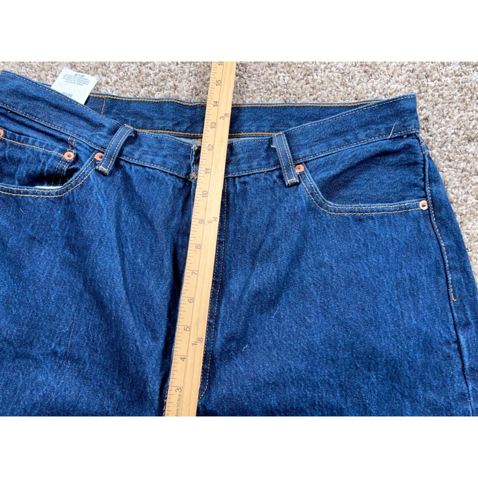 Levi's VINTAGE Levi's 501 XX Jeans Regular Fit Men's 36 x 28 Blue Denim Straight Retro Classic Size US 36 / EU 52 - 7 Thumbnail