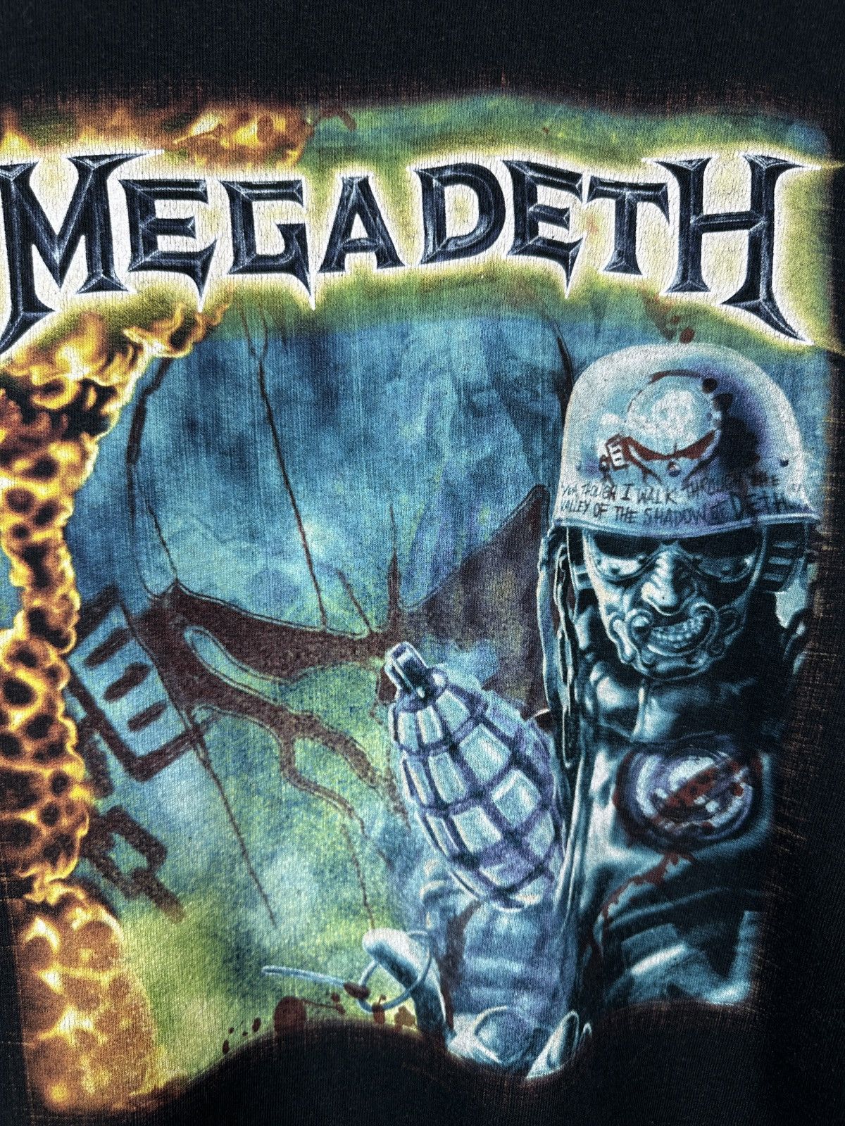 Band Tees Vintage Megadeth Tour Of Duty Graphic Metal Rock T Shirt Tee Size US XL / EU 56 / 4 - 5 Thumbnail