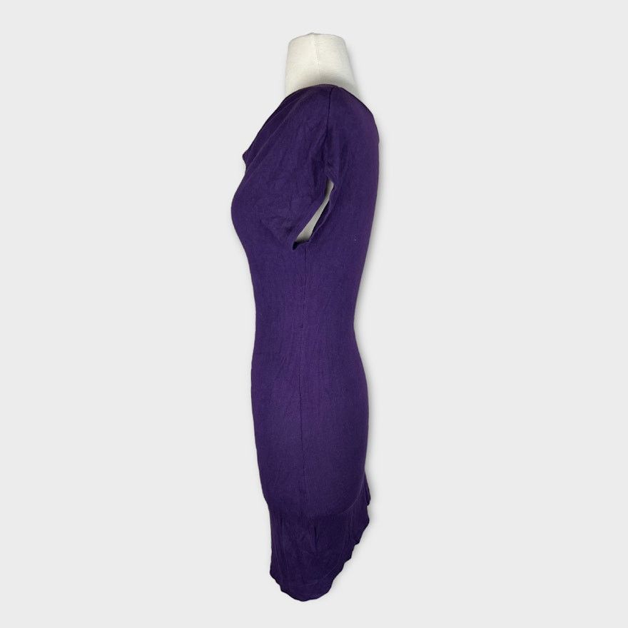 H&M H&M | Vintage Y2K Bodycon Sweater Dress | XS Size XS / US 0-2 / IT 36-38 - 3 Thumbnail