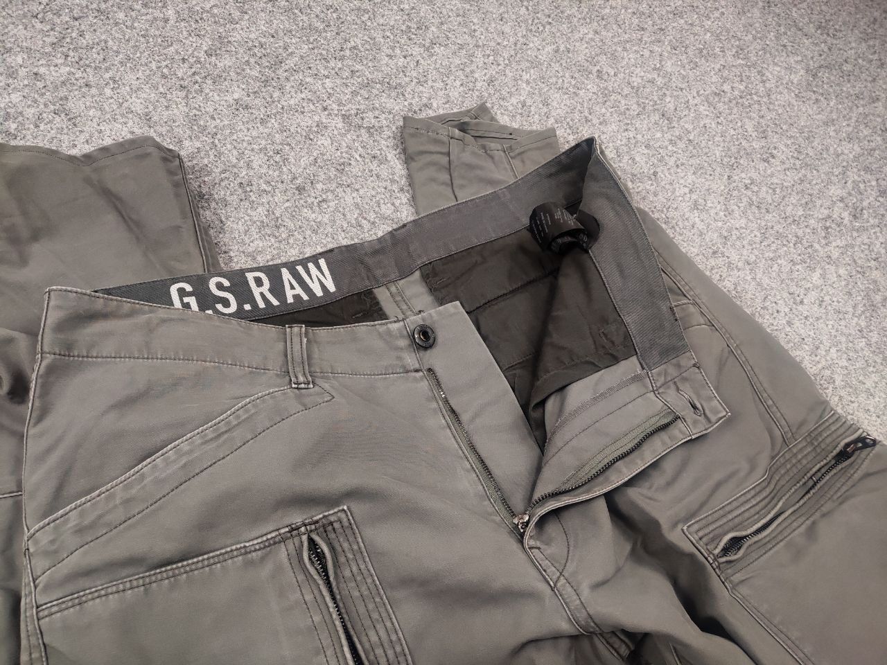G-Star Vintage G Star Raw Powel 3D Multi pocket cargo Zip Pants Y2k Size US 36 / EU 52 - 13 Thumbnail