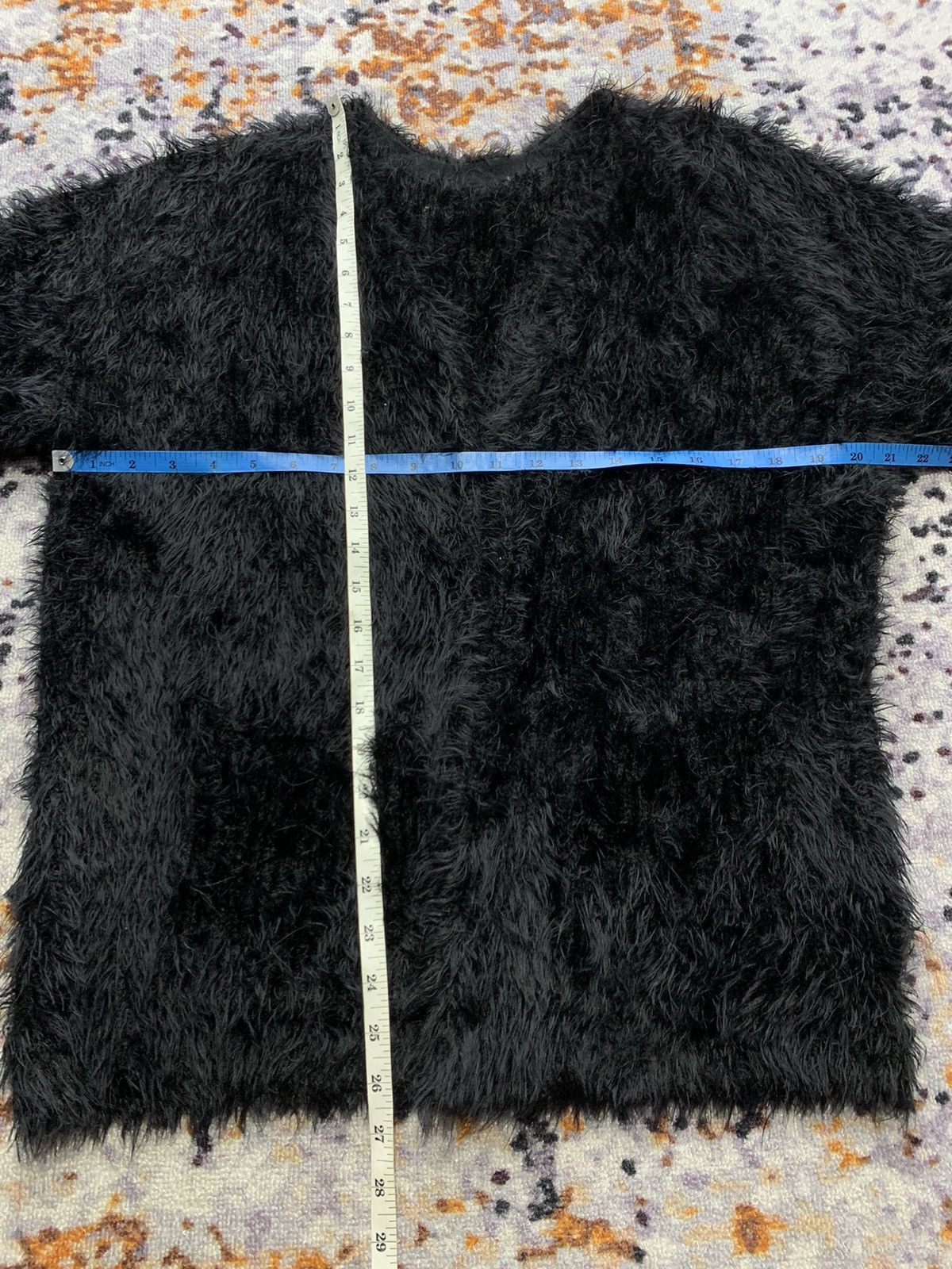 Issey Miyake Mohair Shaggy Grunge Kurt Cobain Cardigan Black Size US M / EU 48-50 / 2 - 5 Thumbnail
